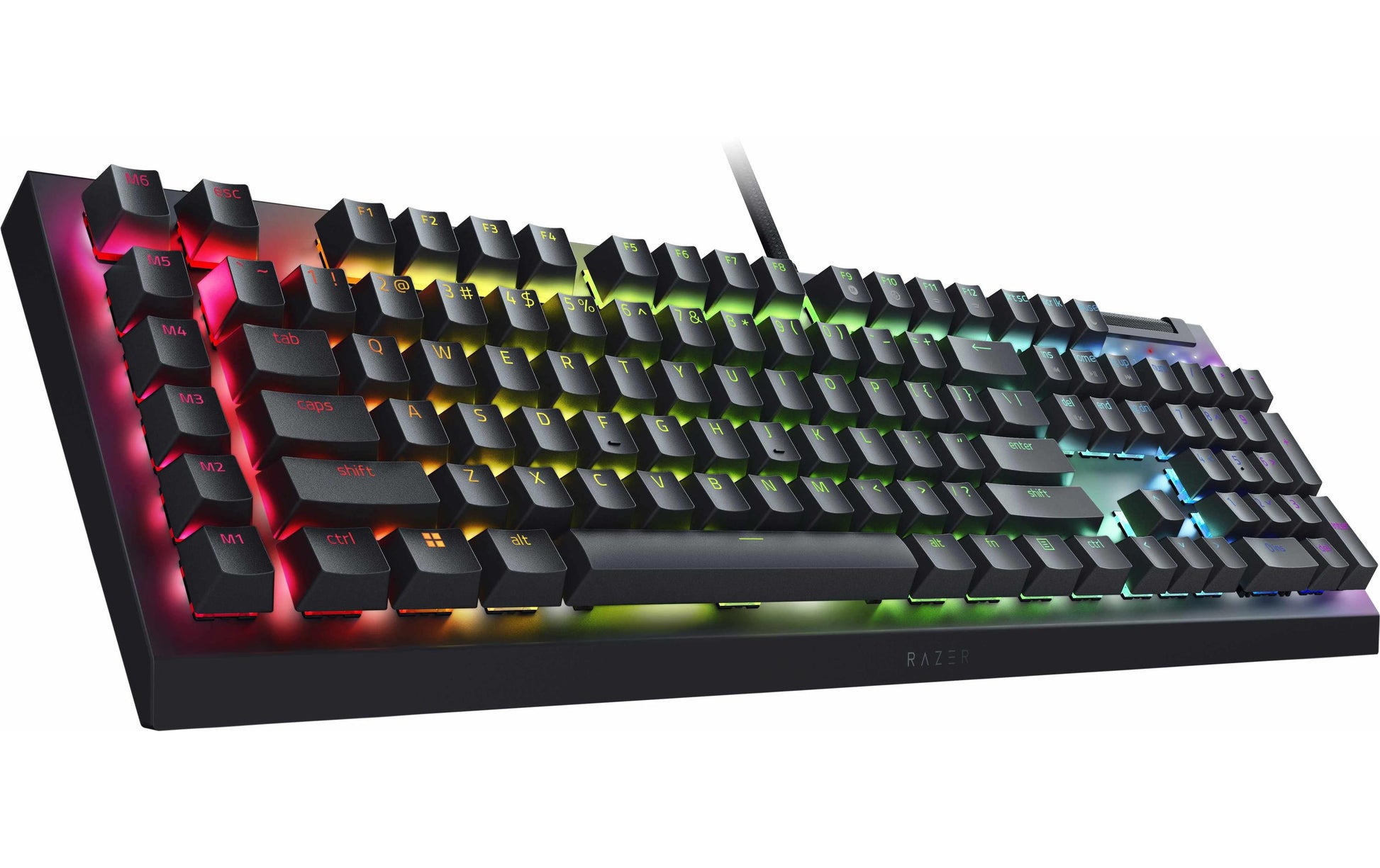 Razer BlackWidow V4 X – Tastatur, kabelgebunden (USB-A), CH-Layout (DE-CH), Fullsize (mit Ziffernblock)