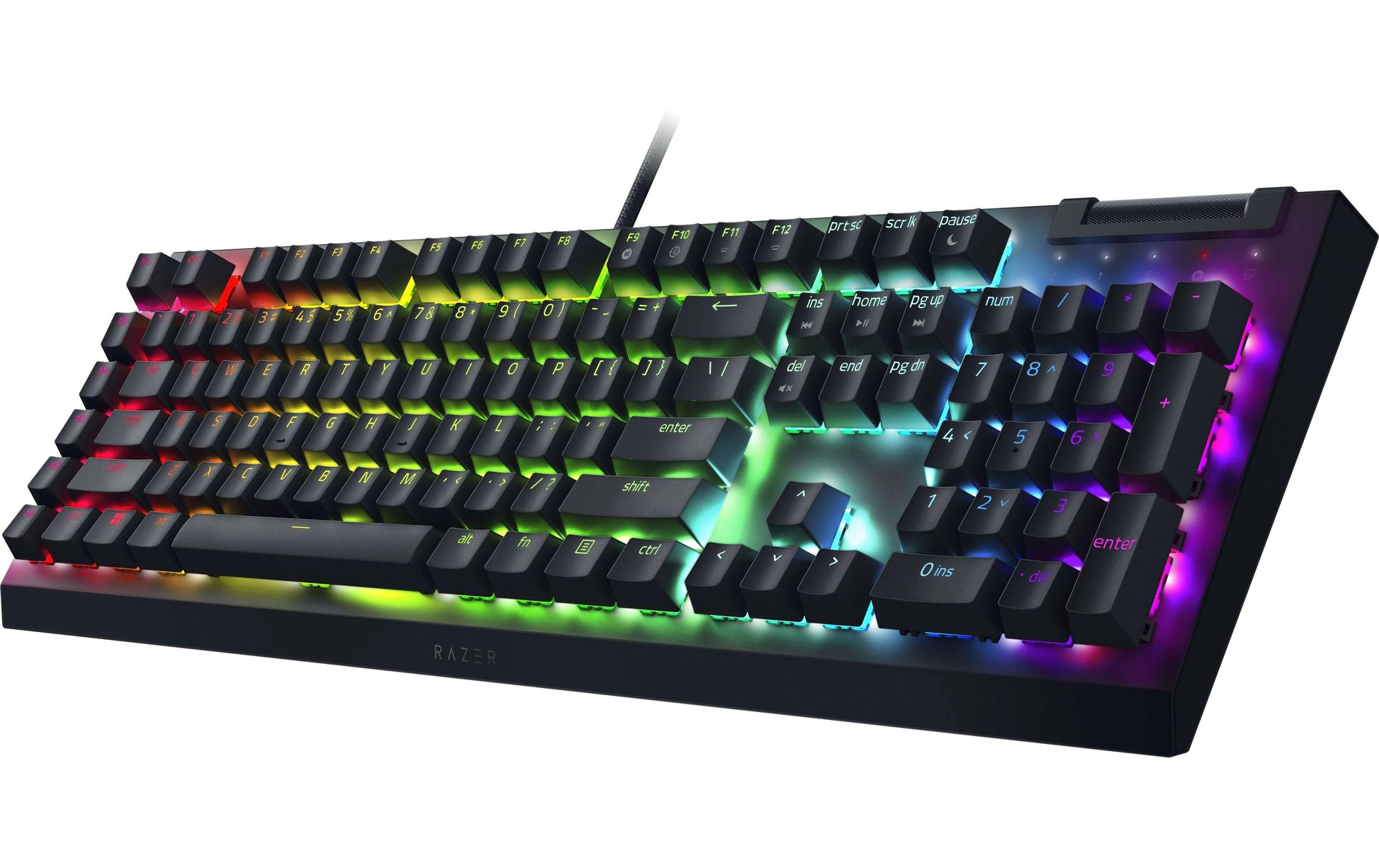 Razer BlackWidow V4 X – Tastatur, kabelgebunden (USB-A), CH-Layout (DE-CH), Fullsize (mit Ziffernblock)