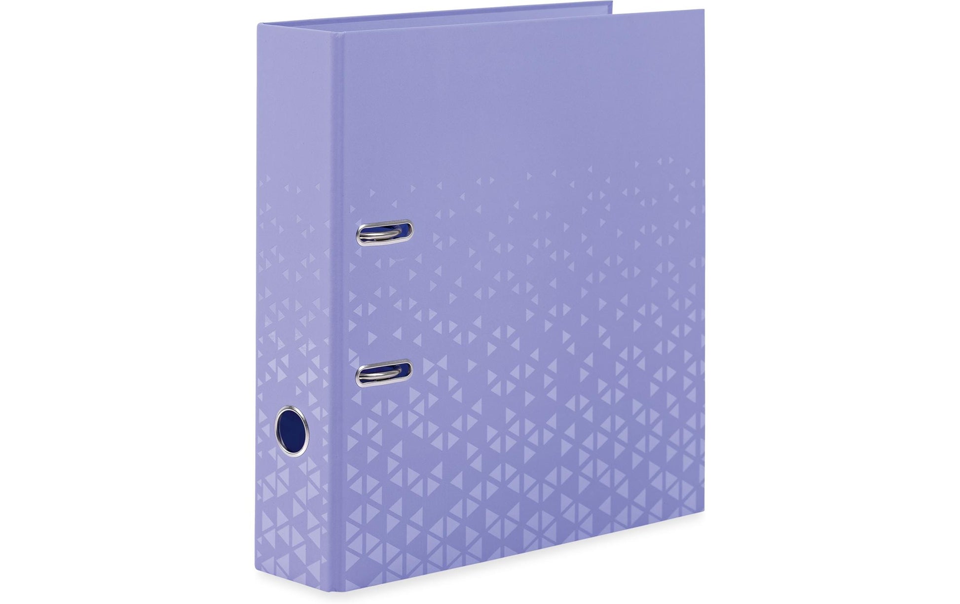 HERMA Ordner Color – A4 hoch – 2-Ring Hebelmechanik, Rücken 70 mm – violett, mit Niederhalter, mit Griffloch
