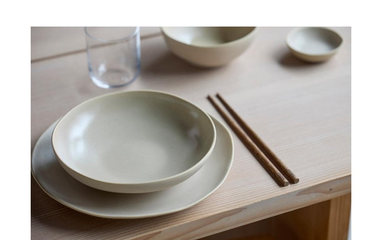 Villa Collection Frühstücks- & Dessertteller Shoku – Ø 20,0 cm, Steinzeug, spülmaschinenfest