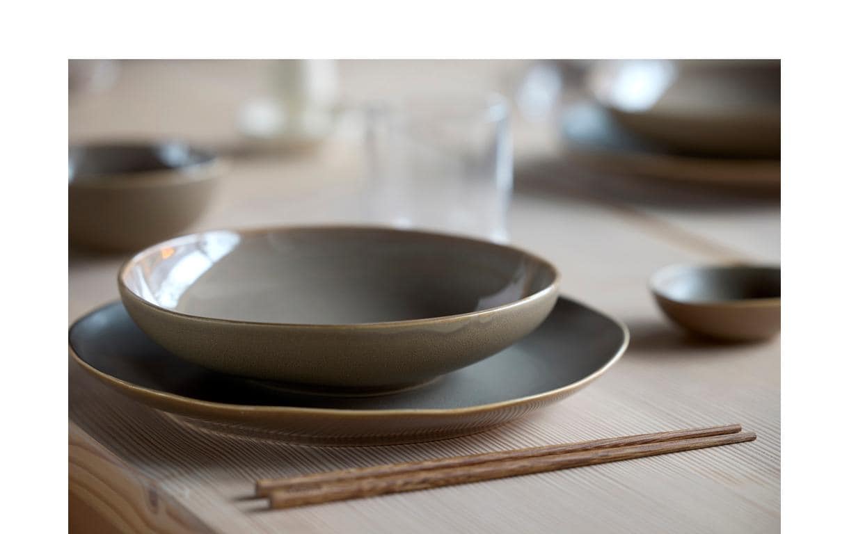 Villa Collection Schale Shoku – Ø 23,0 cm, H 6,0 cm, Steinzeug, Braun, spülmaschinenfest, mikrowellengeeignet