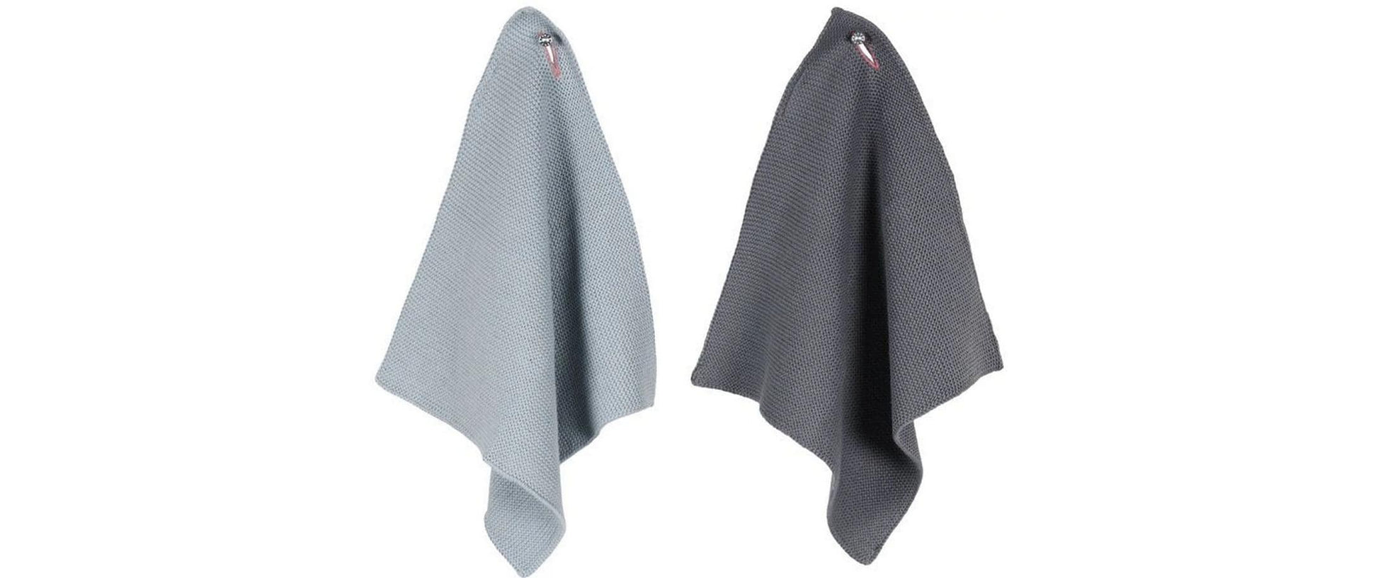 PAD Reinigungstuch Monte – Grau – 25 × 25 cm – Baumwolle – 2er-Set