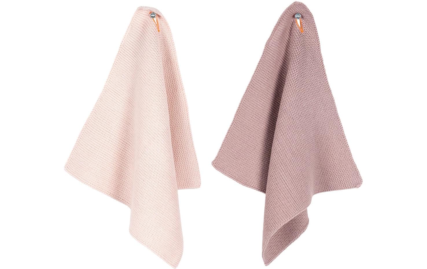 PAD Reinigungstuch – Rosa – 25 × 25 cm – Baumwolle – 2er-Set