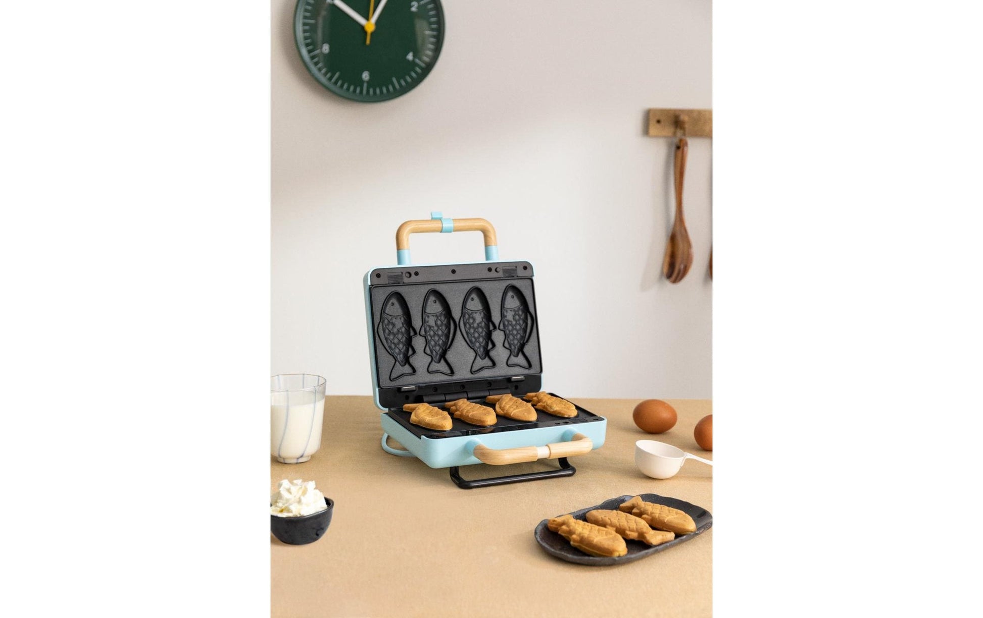 CREATE Ersatzteller Stone 3 in 1 Taiyaki – Teflonbeschichtet, für Waffeleisen 3in1 Studio, 2 Stk.