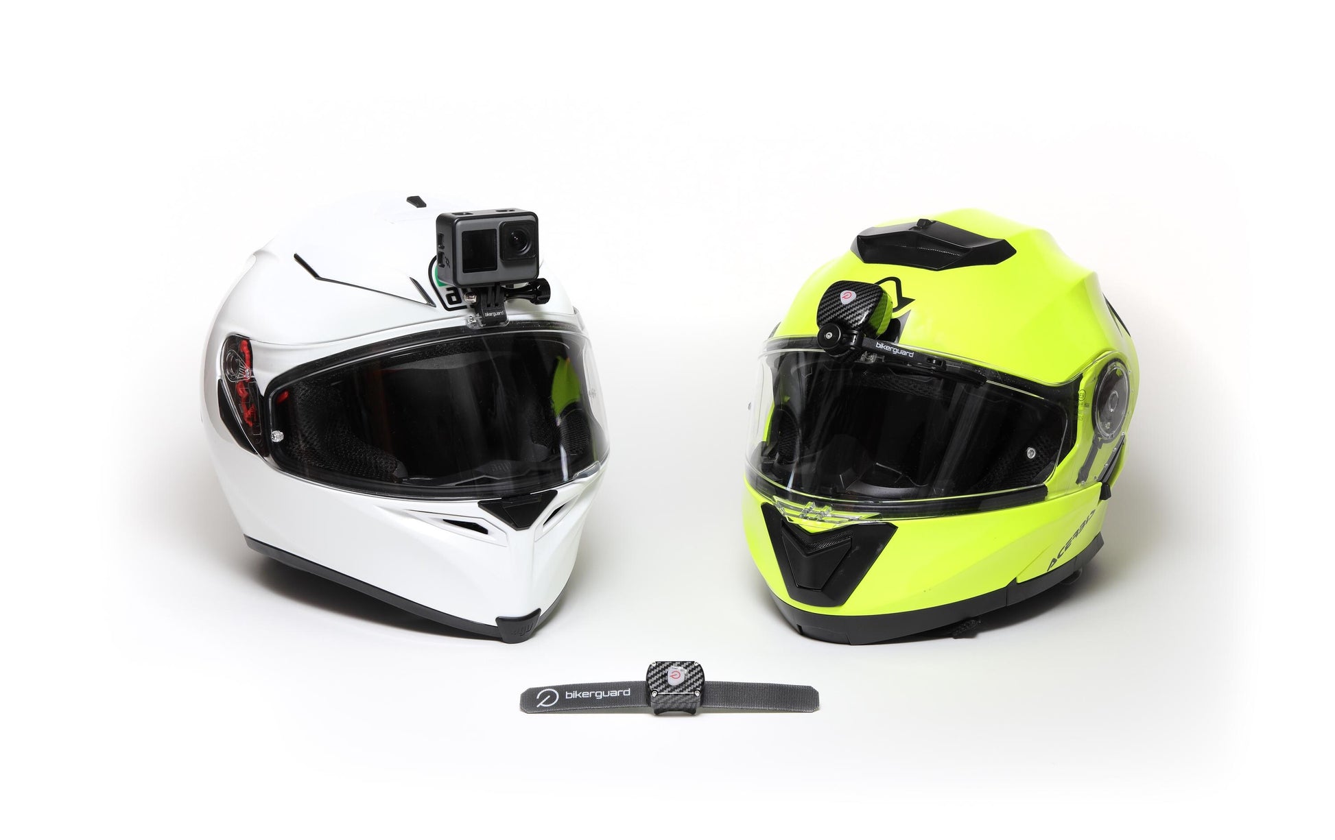 Bikerguard Visierwischer – Akku, Fernbedienung, Fixsystem, Front