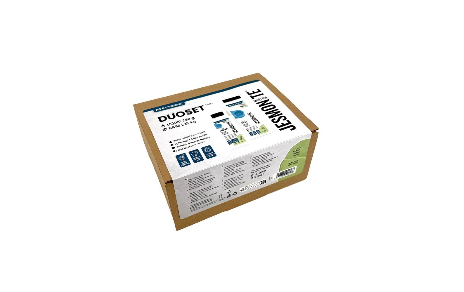 Jesmonite AC84 – Giessharz-/Resin-Starterset – 250 ml + 1,25 kg – lufthärtend