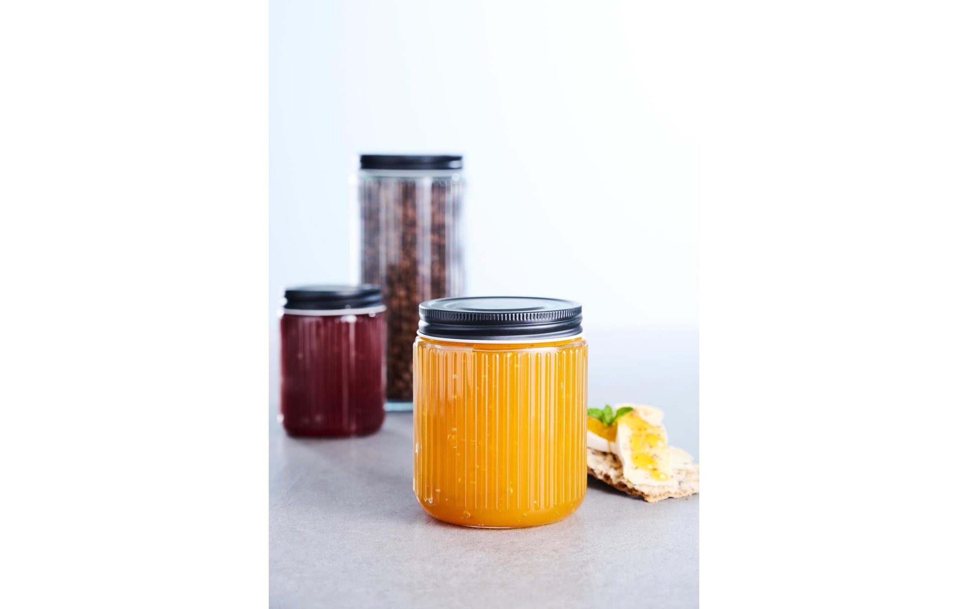 Schou Vorratsglas – 300 ml, Transparent, mit Schraubverschluss