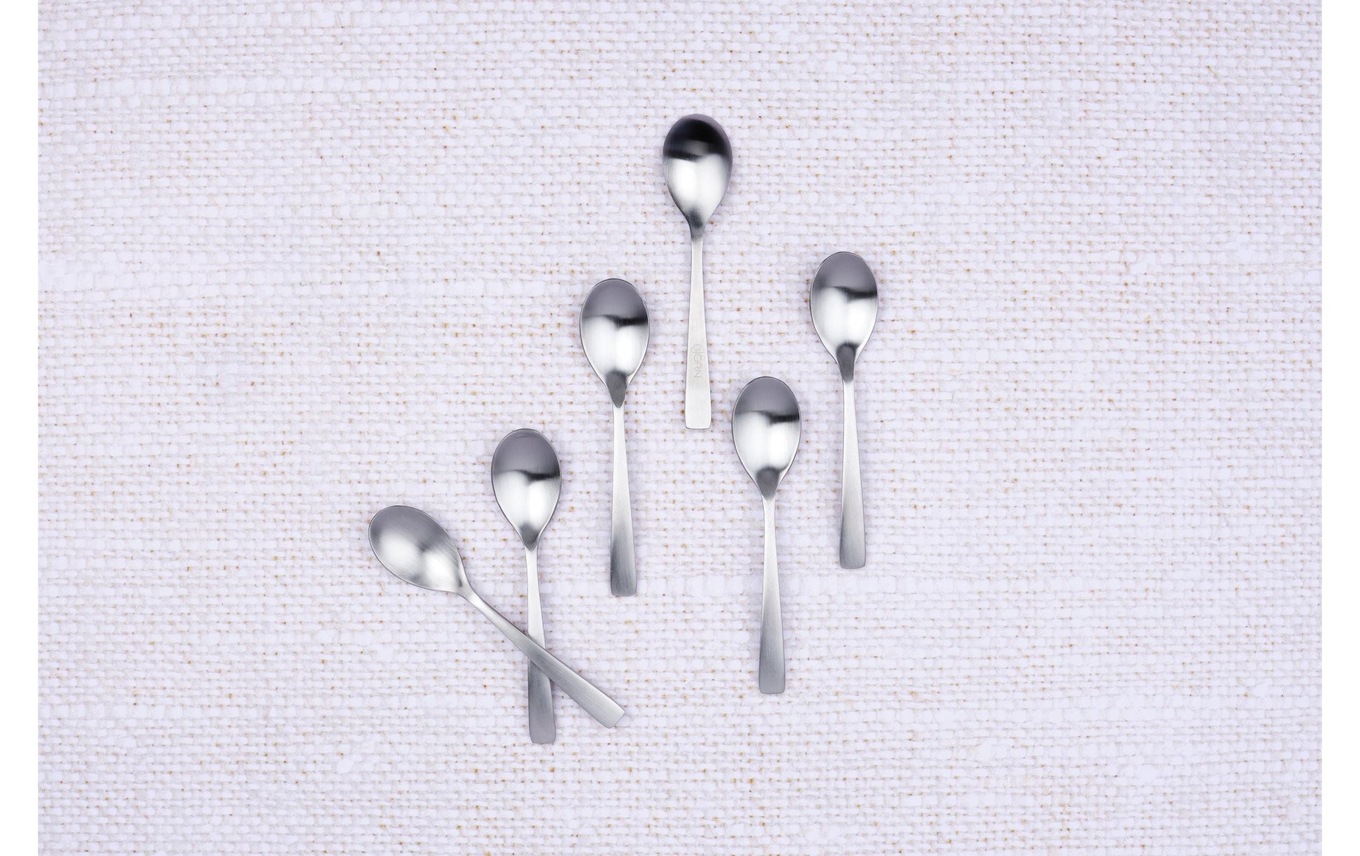 Björn OGLU Espressolöffel – 6er-Set, 11,8 cm, Edelstahl, spülmaschinenfest