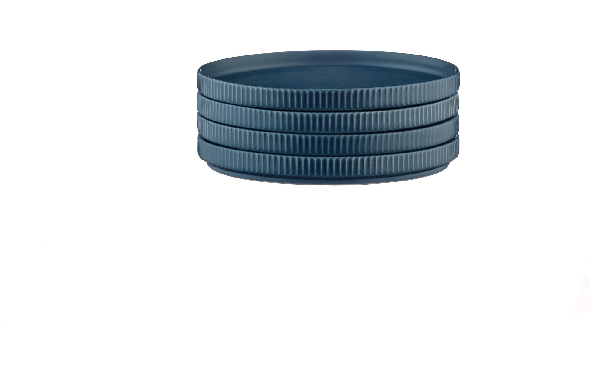 Björn SCANDI Frühstücksteller – Steinzeug, Marineblau, 4 Stück