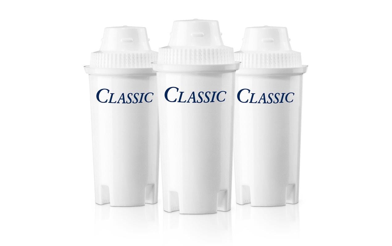 Brita Wasserfilterkartusche Classic – für Tischwasserfilter Classic, 3 Stk.