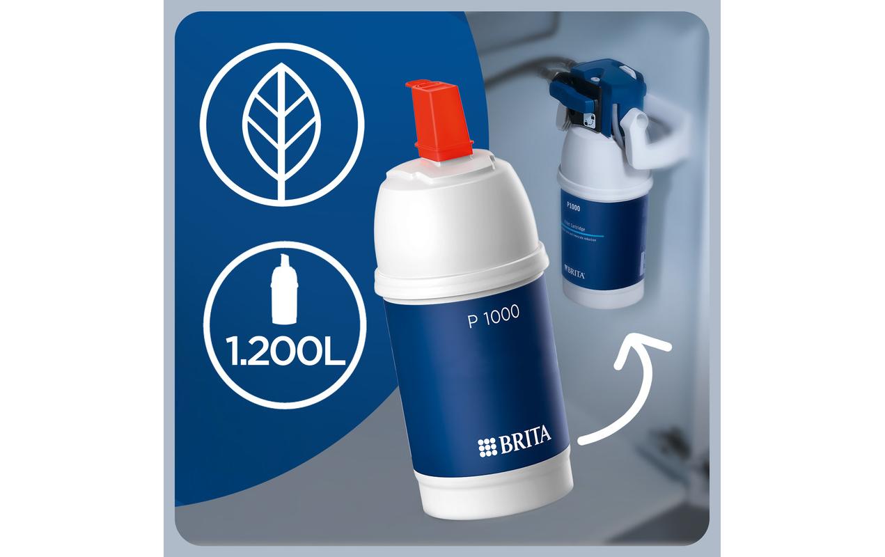 Brita Ersatz-Filterkartusche, 11,4 × 11,5 × 26,5 cm, Kunststoff – für Küchenarmatur, P1000