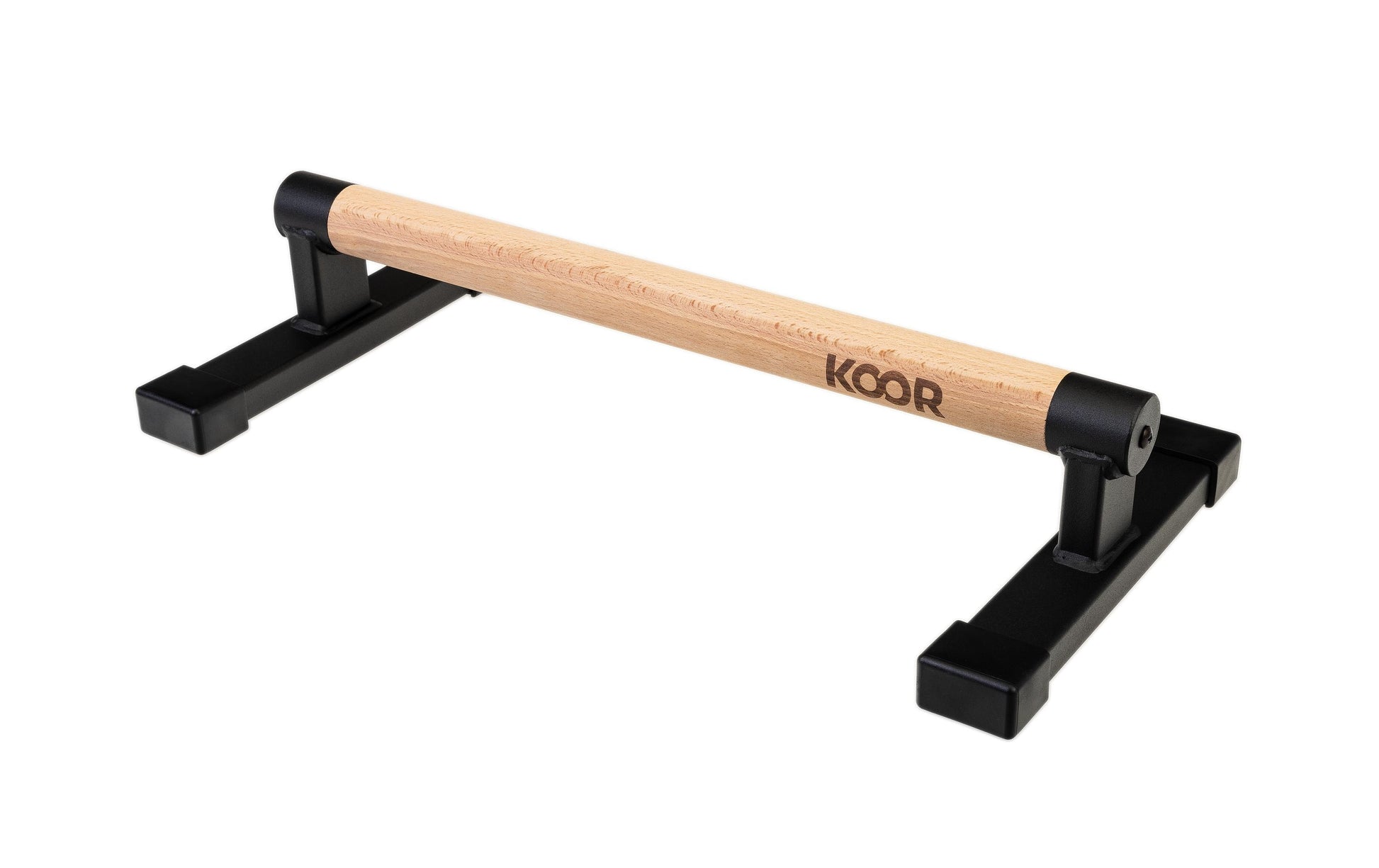 KOOR Liegestützgriffe F02710, 50 × 25 × 10 cm, 500 kg, Birke/Stahl – 2er-Set