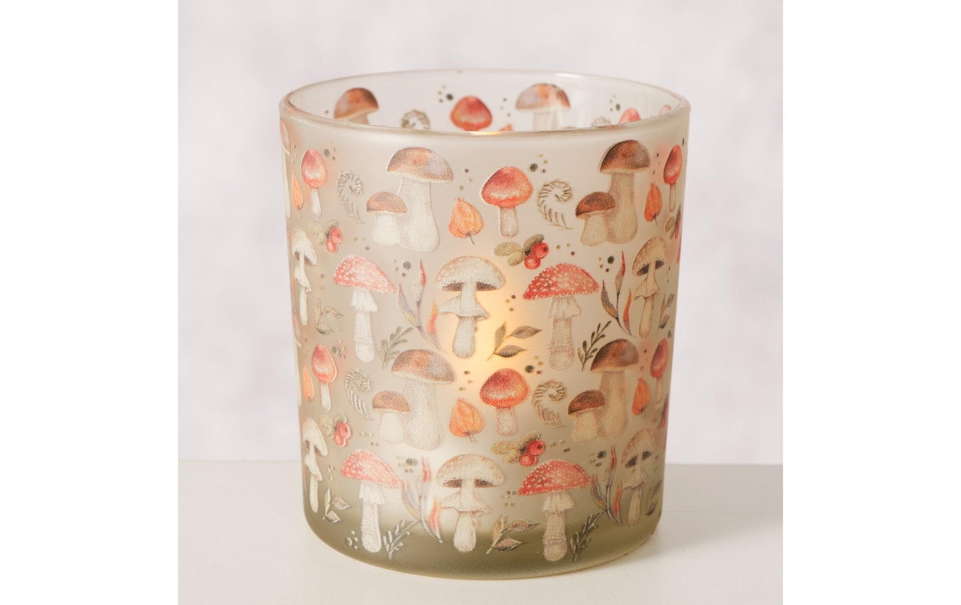 Boltze Windlicht – Glas, mehrfarbig – Ø 7,3 × 8 cm