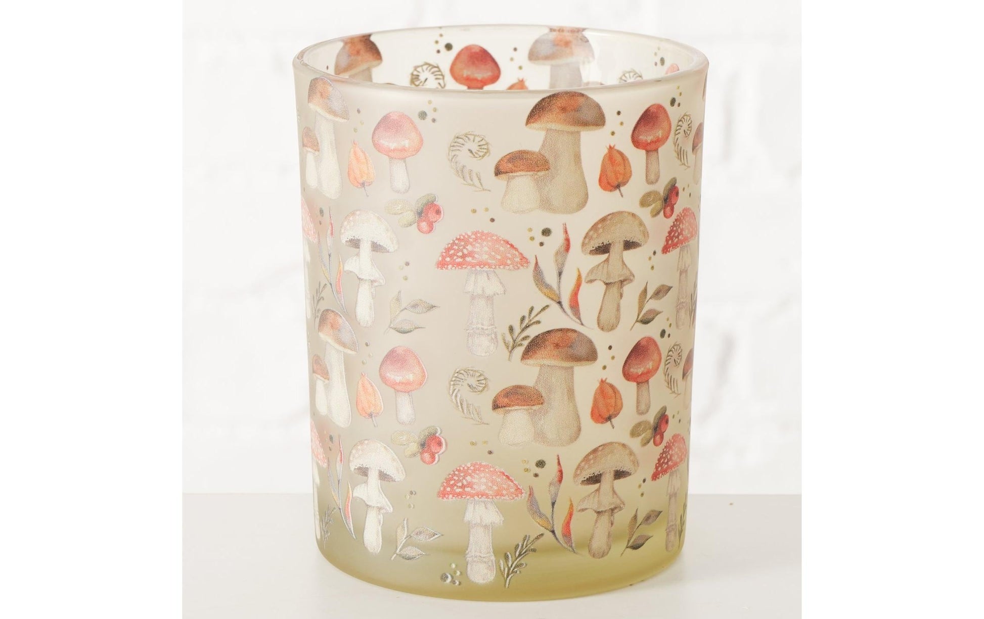Boltze Windlicht – Glas, mehrfarbig – Ø 12 × 10 cm – 1-teilig