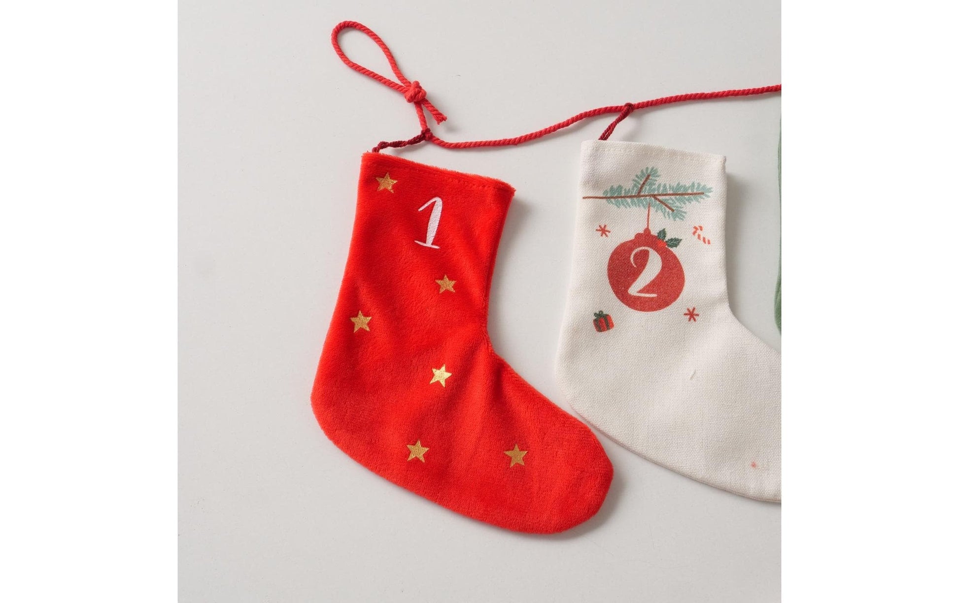 Boltze Adventskalender – Weihnachten – zum Befüllen, 24 Türchen – 20 × 283 cm