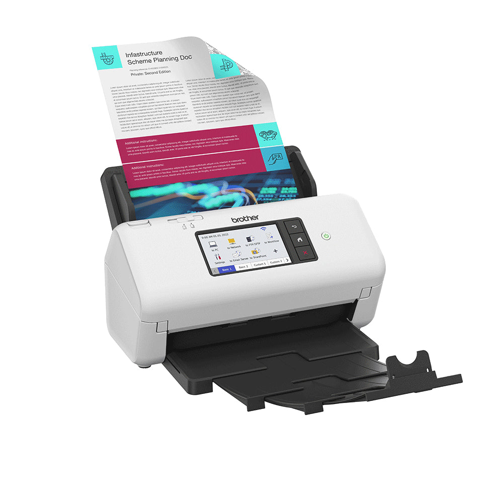 Brother Ads-4700W – Dokumentenscanner, A4, 600 dpi