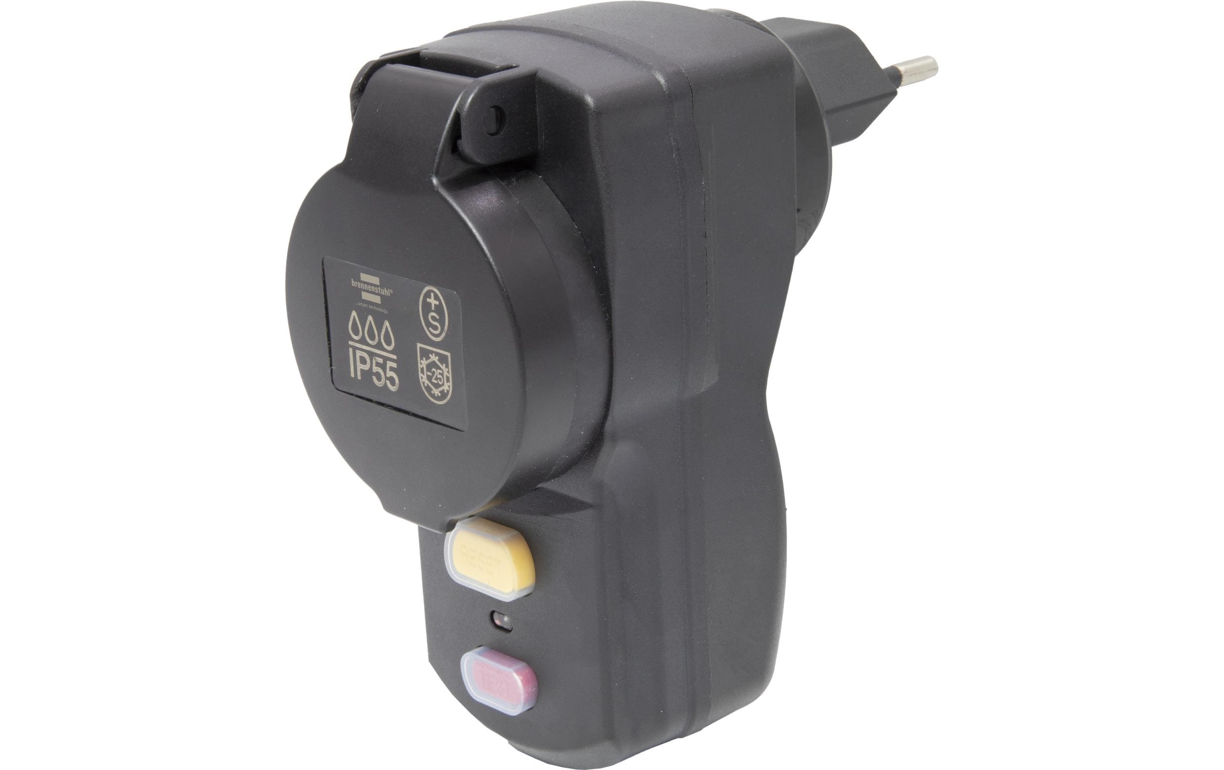 Brennenstuhl FI-Zwischenstecker – 10 A, 30 mA, 230 V, IP55