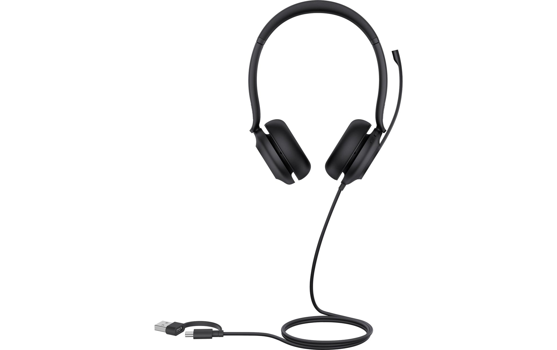 Yealink UH35 Dual UC – Duo Headset – USB‑C/USB‑A, Geräuschunterdrückung – Schwarz – für Microsoft Teams