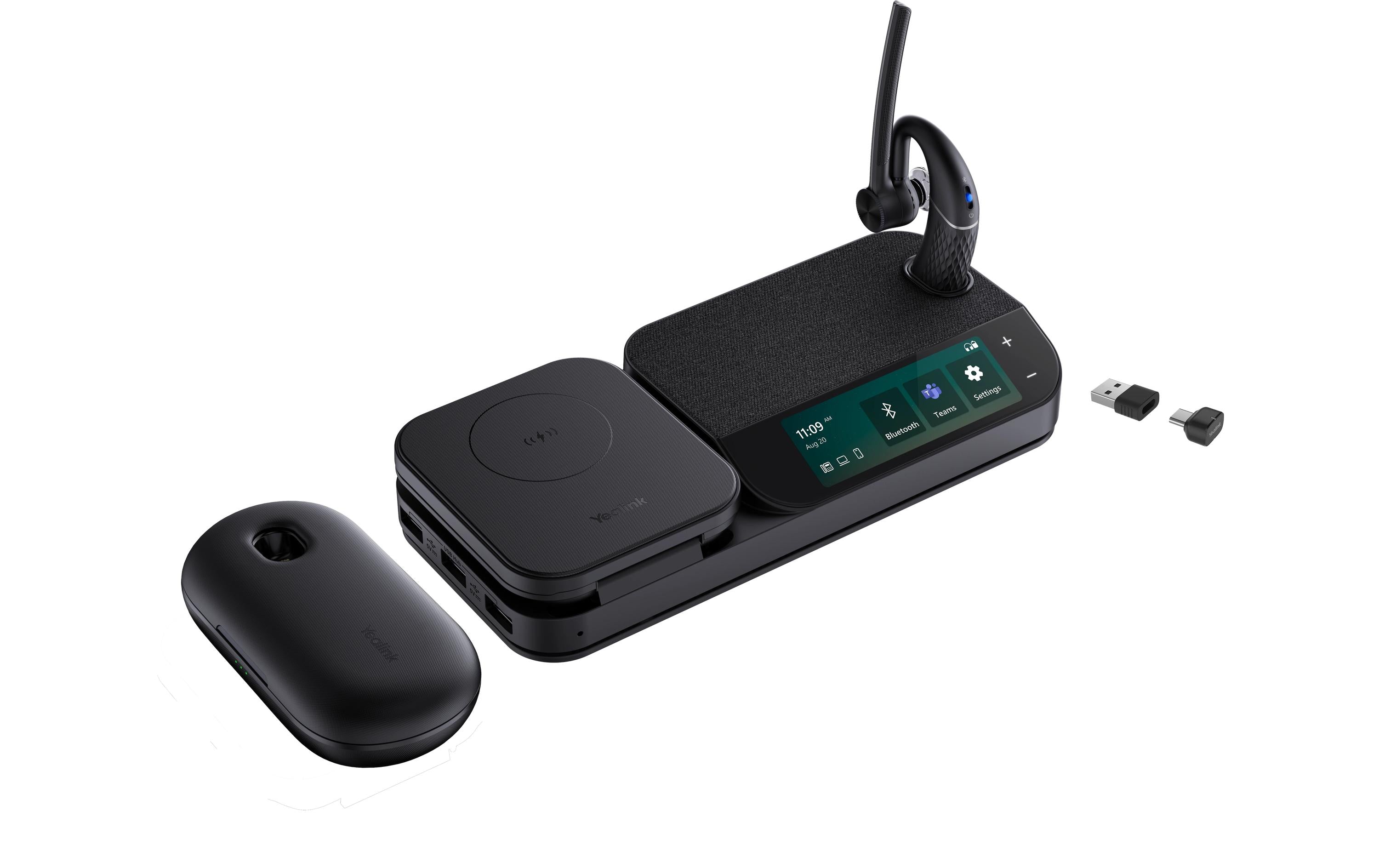 Yealink BH71 Workstation Pro USB-C – Mono Headset – Bluetooth – Schwarz – Teams-kompatibel – bis 10 h