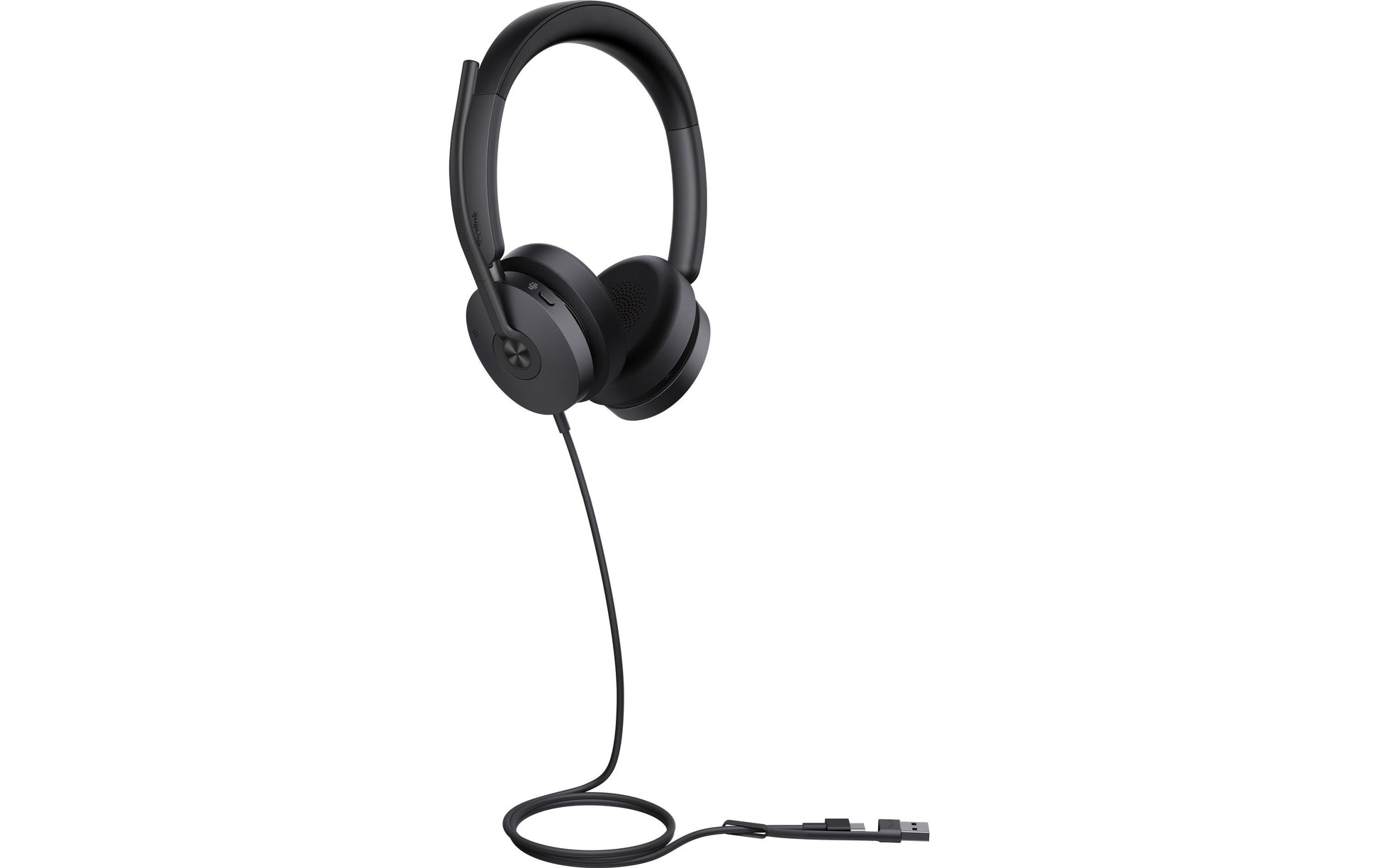 Yealink UH48 Dual – Duo Headset, On-Ear – USB-A, Noise-Cancelling Mikrofon – Schwarz, für Microsoft Teams