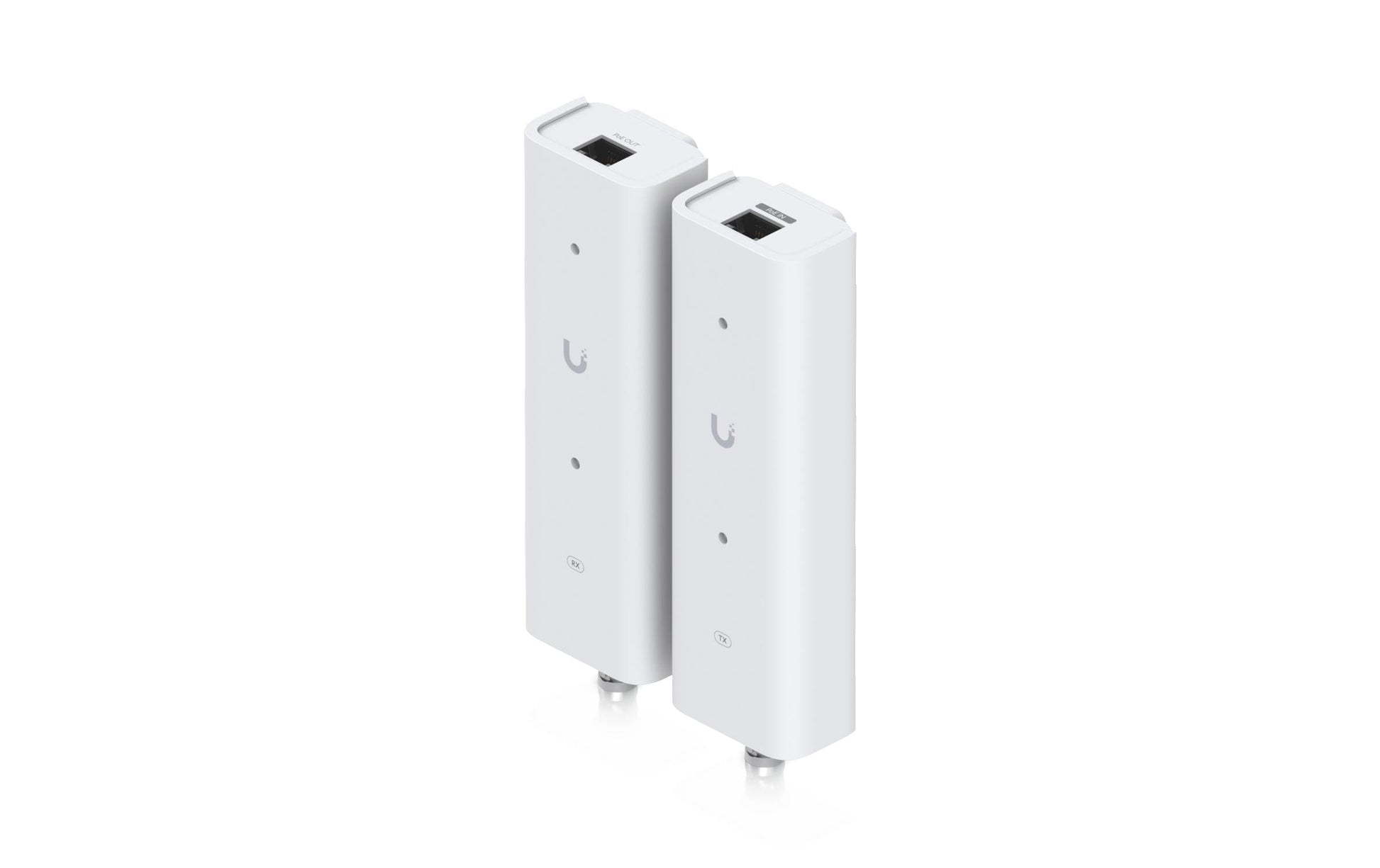 Ubiquiti UACC Retrofit PoE 2-Draht – Ethernet Extender – 2× RJ-45, 2× PoE, 85 Mbit/s, 2-Draht/Koax, Wandmontage, Weiss
