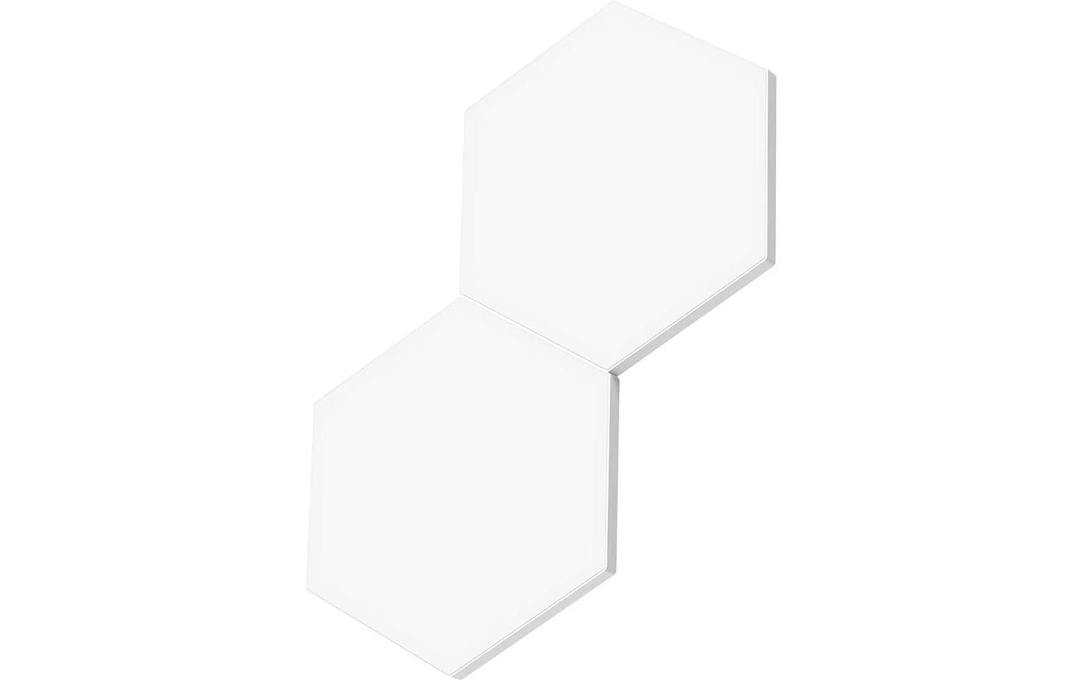 Govee Leuchtpaneele Glide Hexa – Erweiterung, 2 Stk., RGBIC, WLAN, für Alexa/Google, weiss