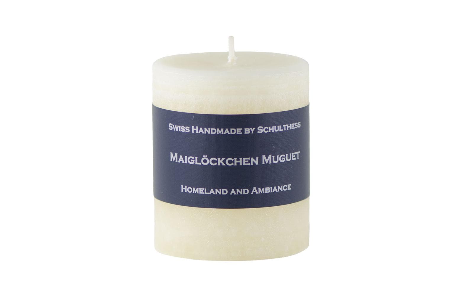 Schulthess Kerzenhandwerk Duftkerze – Maiglöckchen – Ø 7 × 8 cm – ca. 40 h
