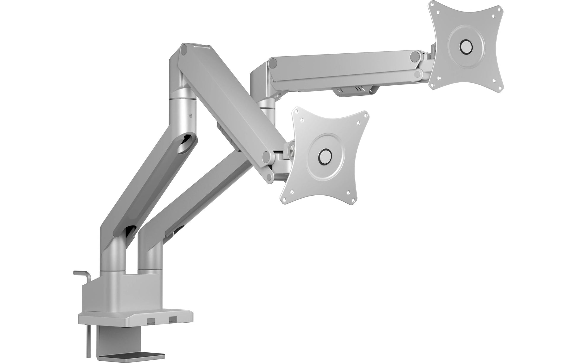 ICY BOX IB-MS524-T – Tischhalterung, Dual, Klemme/Durchführung, bis 32", VESA 75 × 75/100 × 100 mm, 9 kg