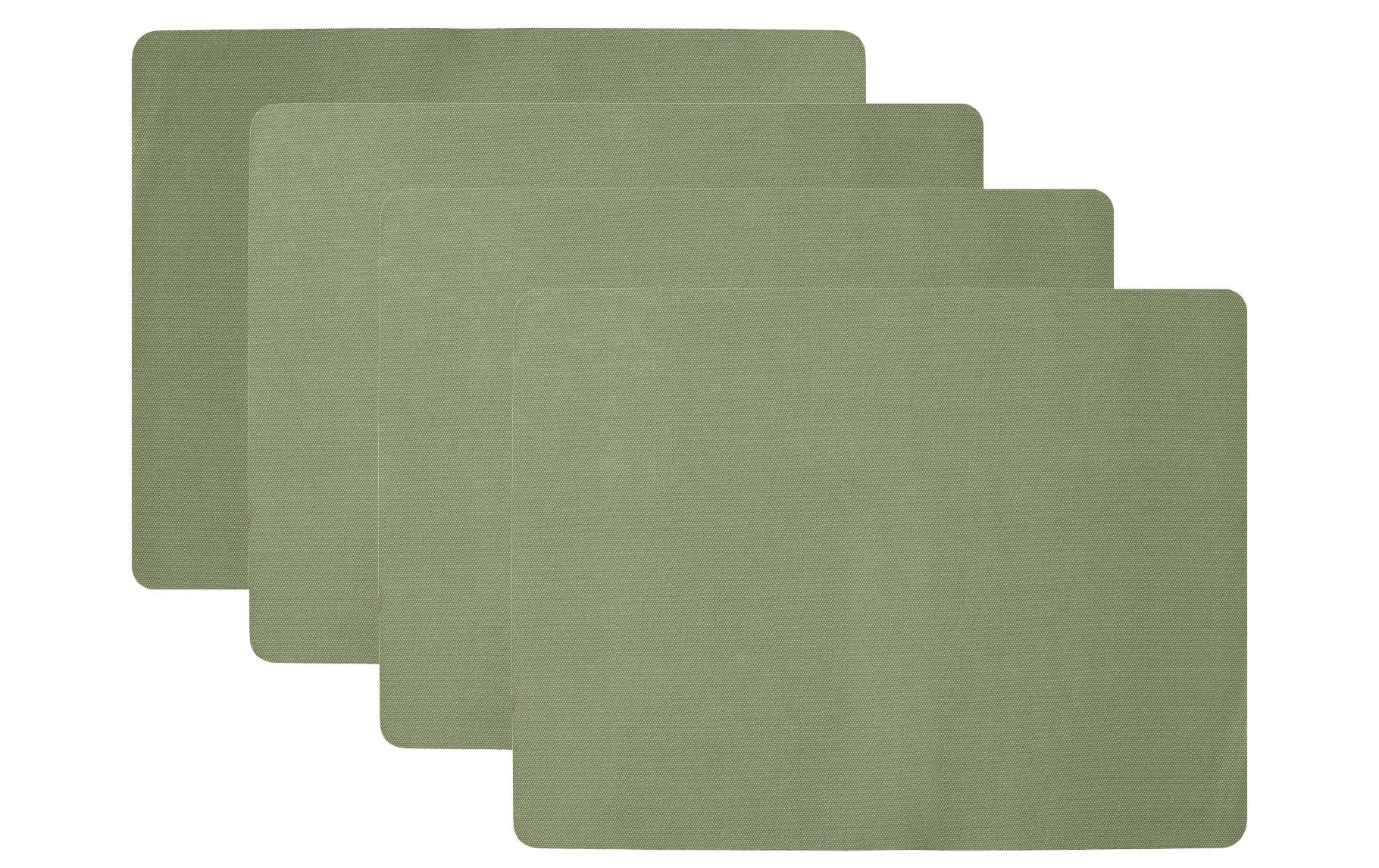 Villa Collection Tischset – PVC, Grün, 46 × 35 cm – 4er-Set