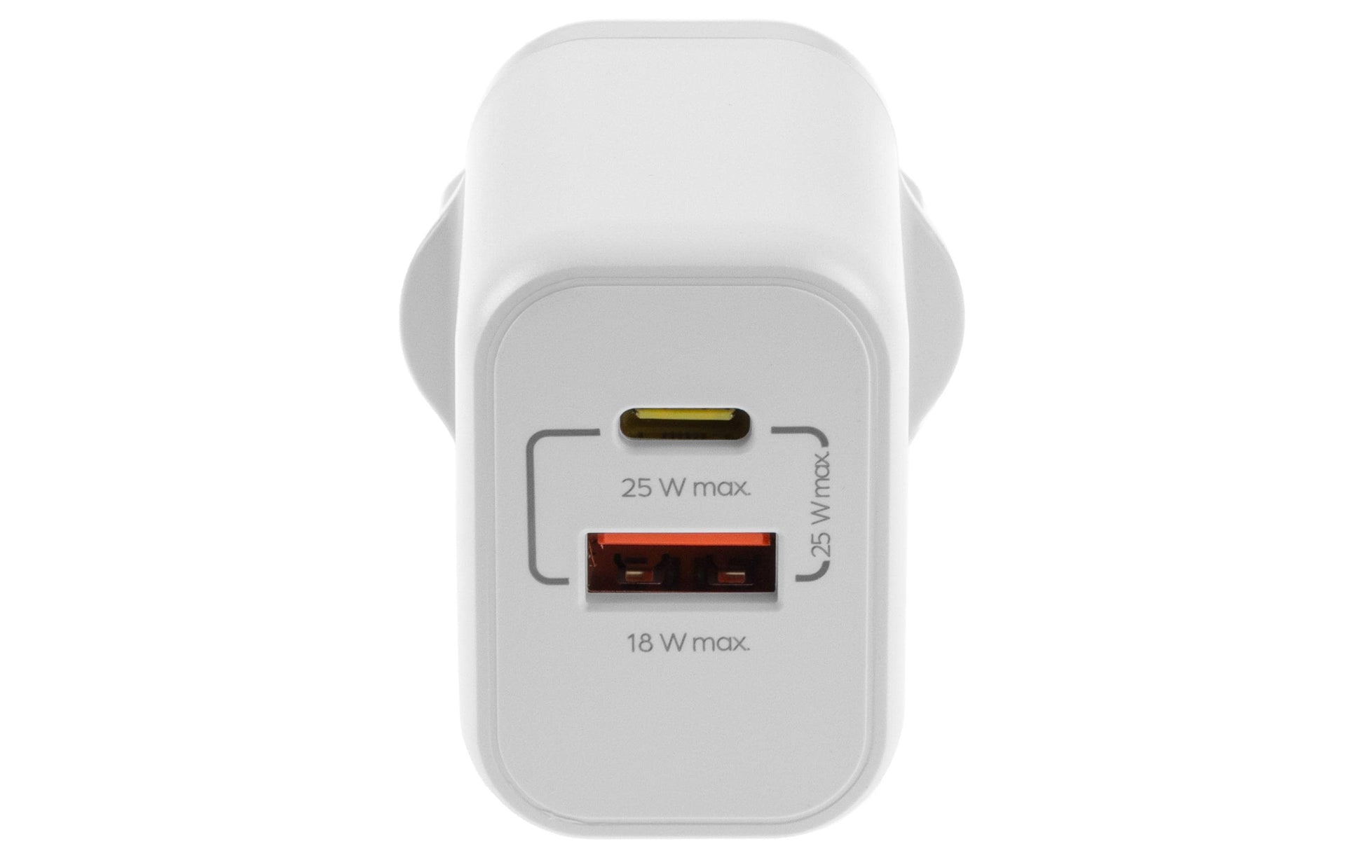 ONIT F02792 USB-Ladegerät 25 W – USB-C×1, USB-A×1 – PD 3.0, QC 3.0, PPS, GaN, EU-Stecker (Typ C)