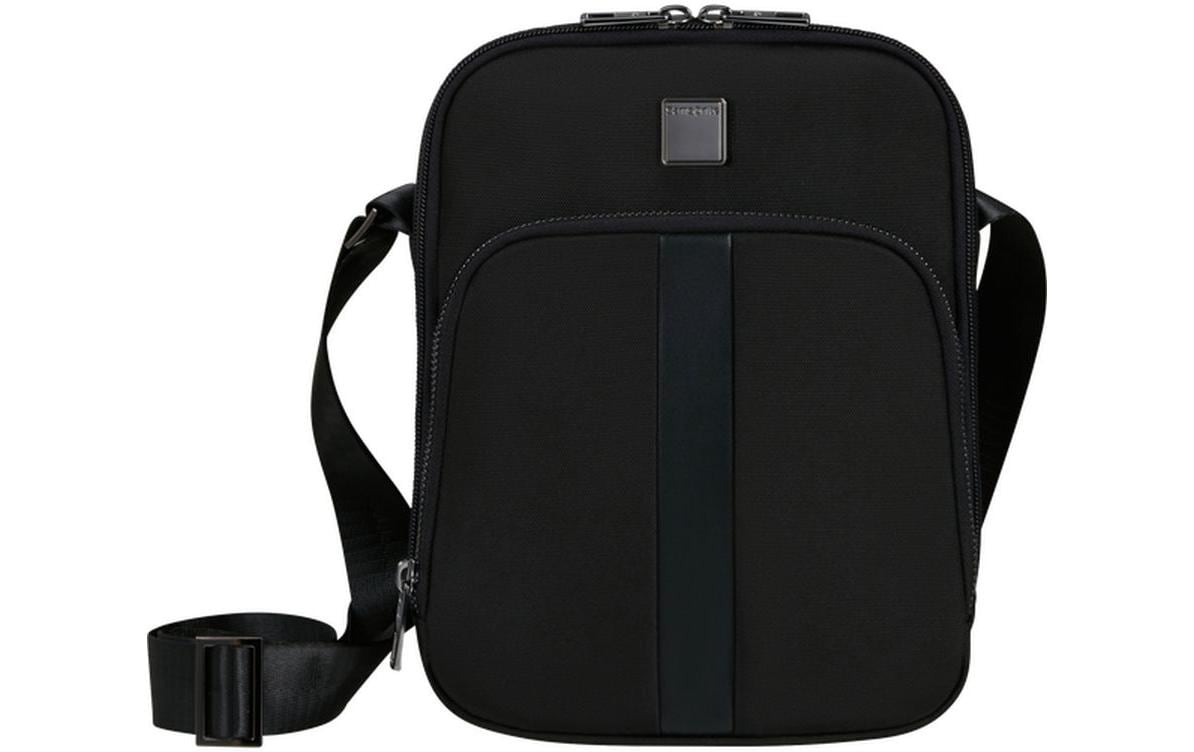 Samsonite Umhängetasche Sacksquare Crossover M – für Tablets bis 9,7", Polyester, Schwarz