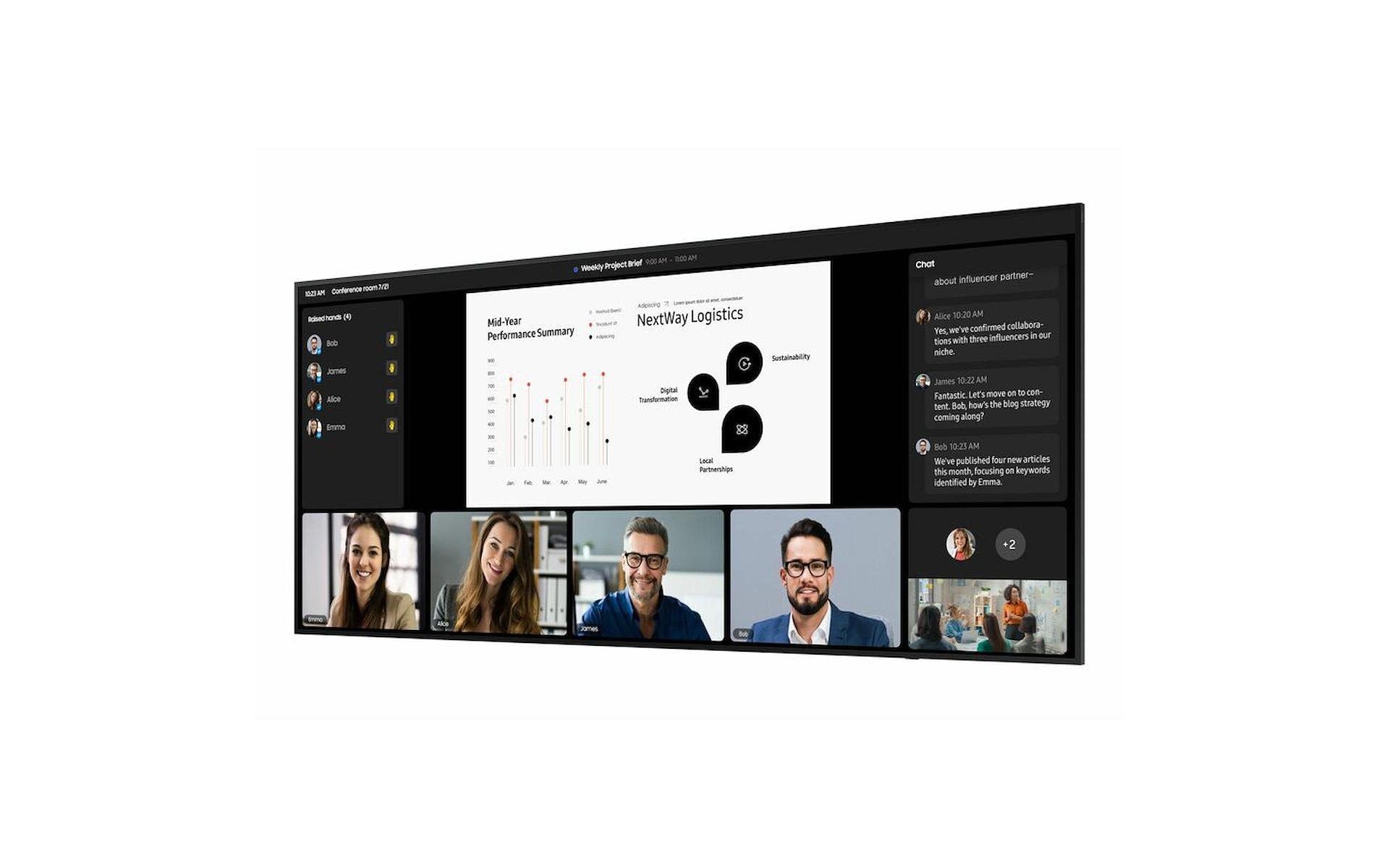 Samsung QP105DX-5K – Signage-Display, 105", 5120 × 2160, 500 cd/m²