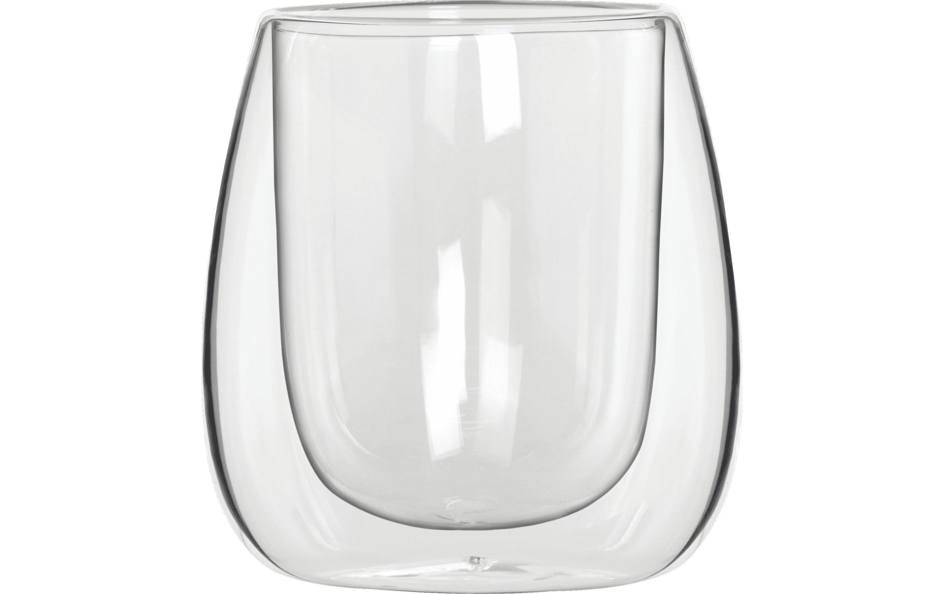 Bialetti Kaffeebecher VERONA 80 – 80 ml, Glas, Transparent, doppelwandig