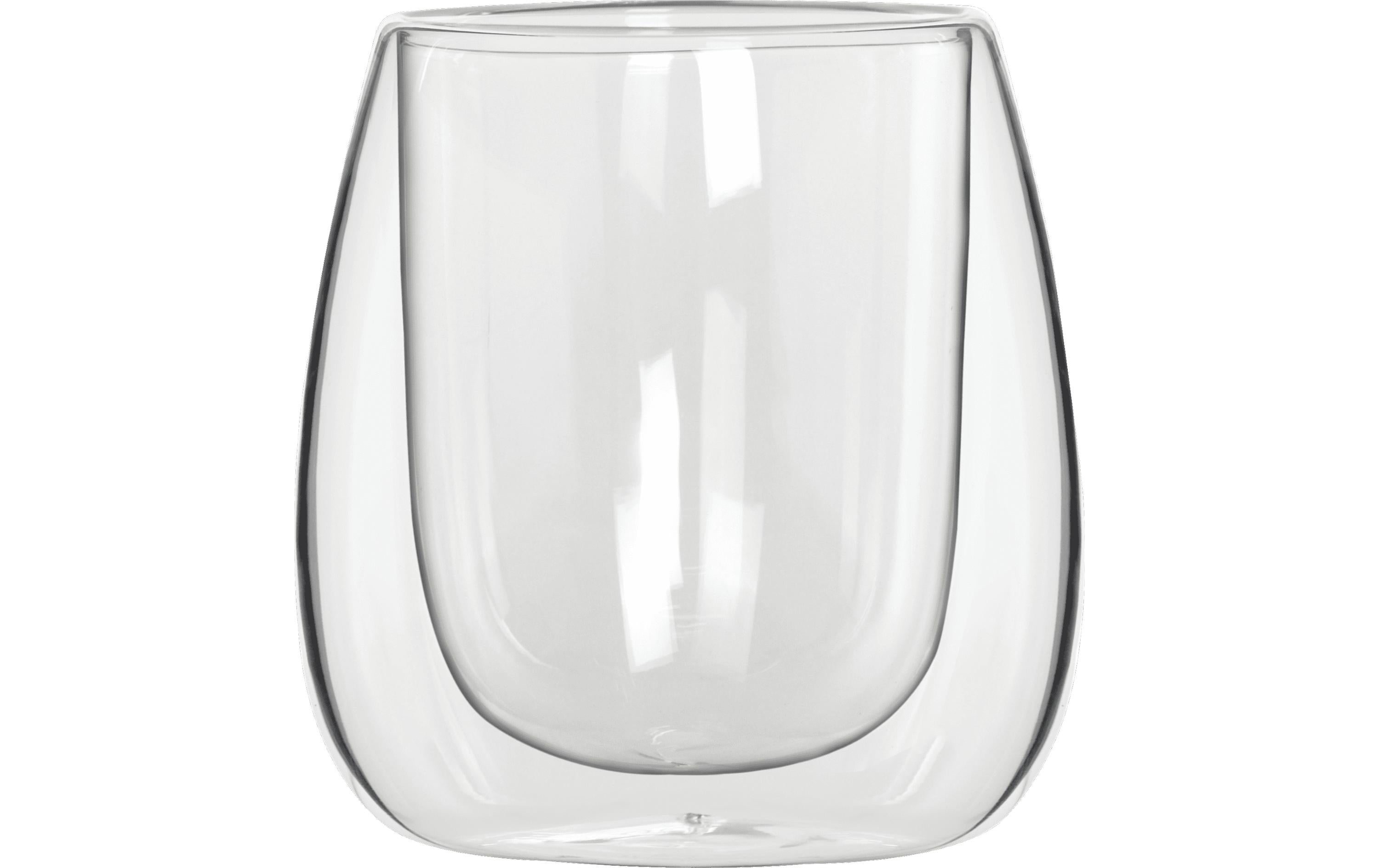 Bialetti Kaffeebecher VERONA 80 – 80 ml, Glas, Transparent, doppelwandig