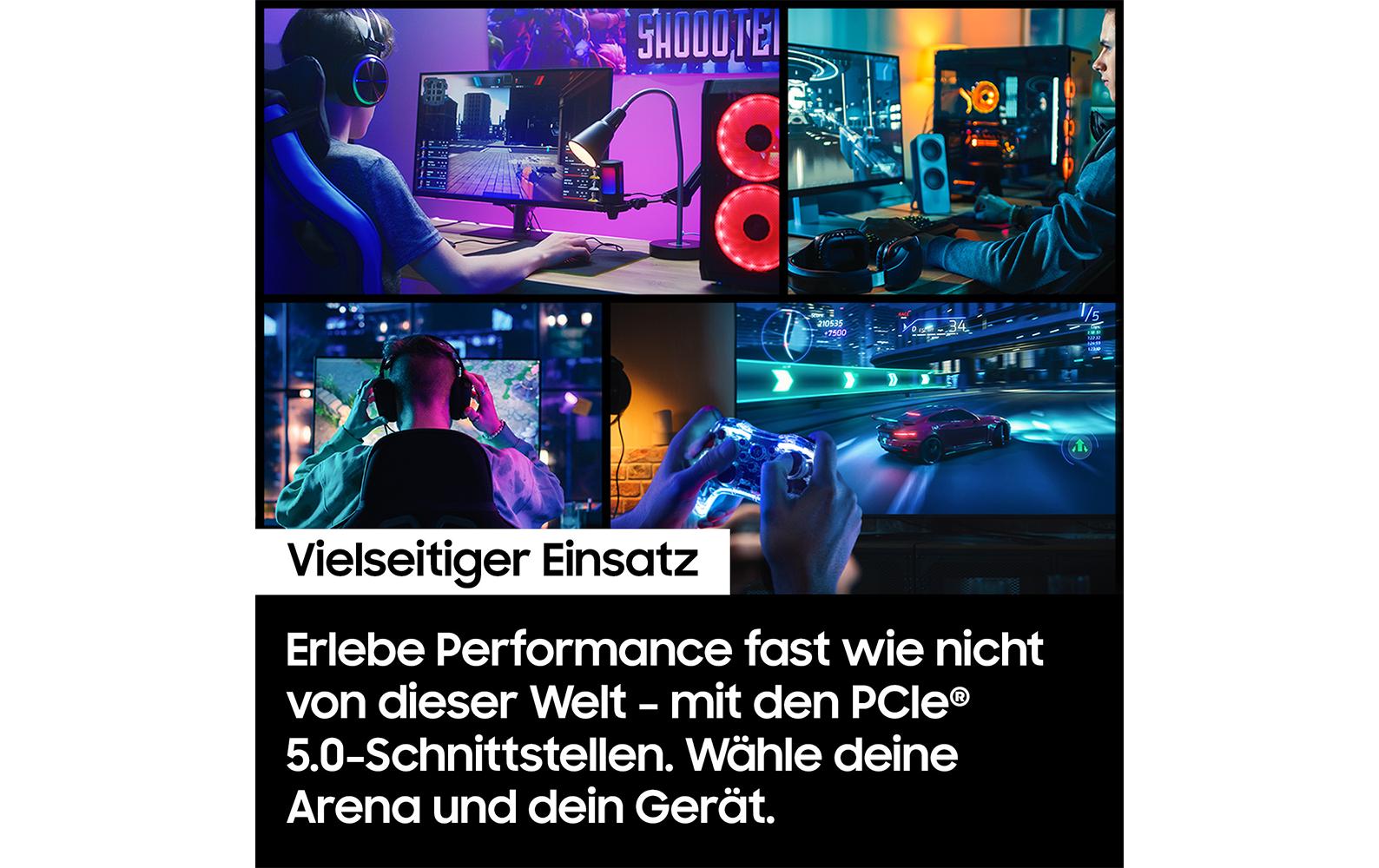 Samsung 9100 PRO – M.2 2280, PCIe 5.0 NVMe 2.0, 4 TB, 14'800/13'400 MB/s Lesen/Schreiben
