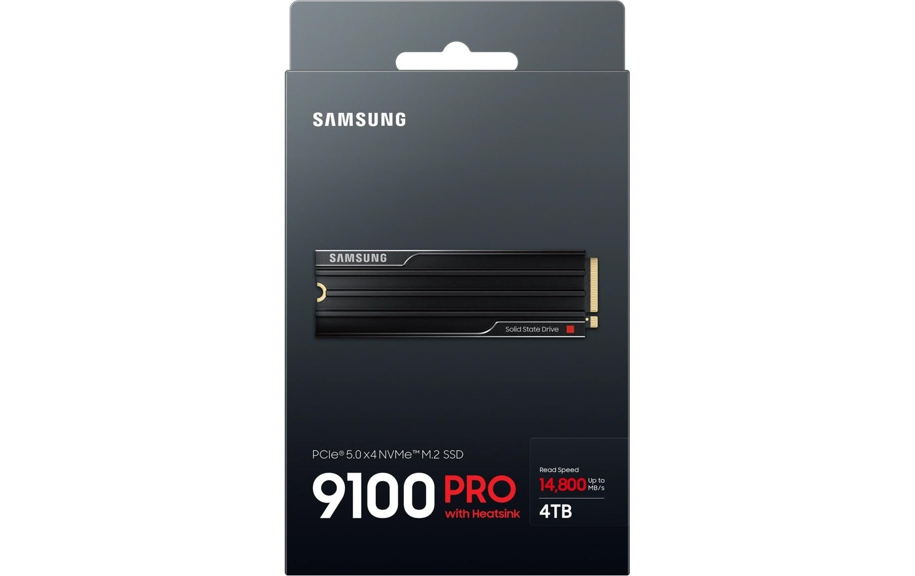 Samsung 9100 PRO – M.2 2280, PCIe 5.0 NVMe 2.0, 4 TB, 14'800/13'400 MB/s Lesen/Schreiben