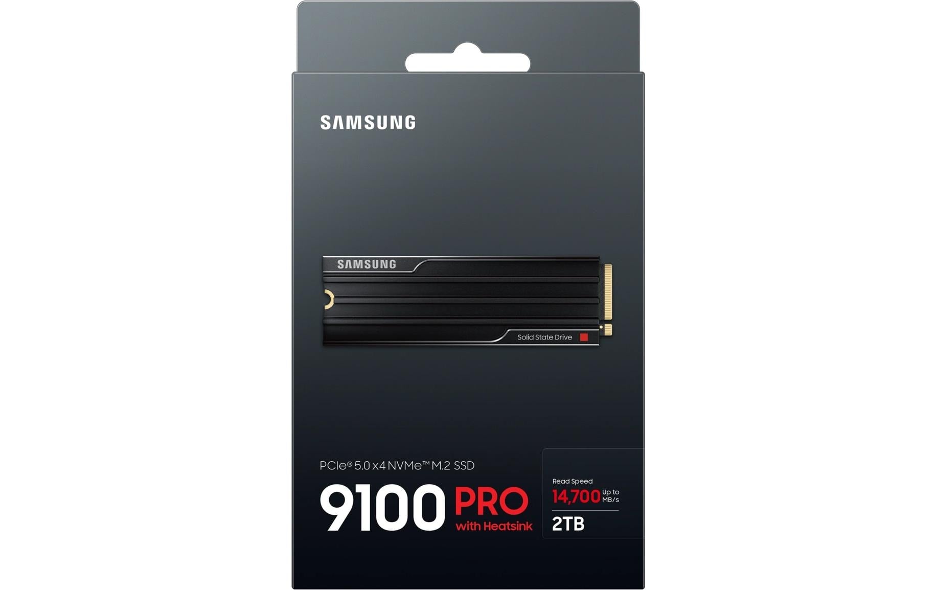 Samsung 9100 PRO Kühlkörper – M.2 2280 NVMe PCIe 5.0 – 14.7/13.4 GB/s