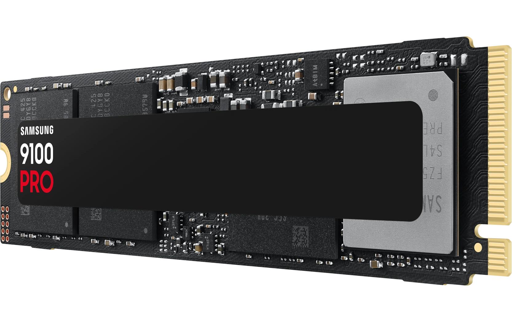 Samsung 9100 PRO – M.2 2280 SSD (NVMe, PCIe 5.0 x4), 4 TB, 14'800/13'400 MB/s