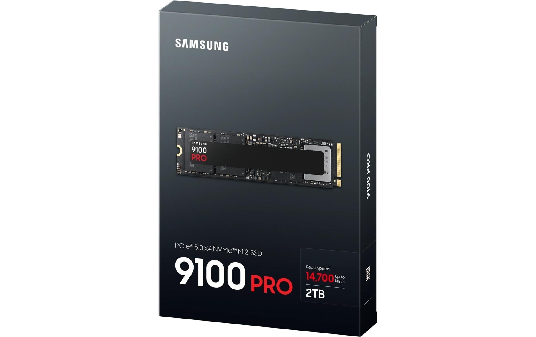Samsung 9100 PRO – M.2 2280 SSD, 2 TB, PCIe 5.0 x4 NVMe, 14700/13400 MB/s