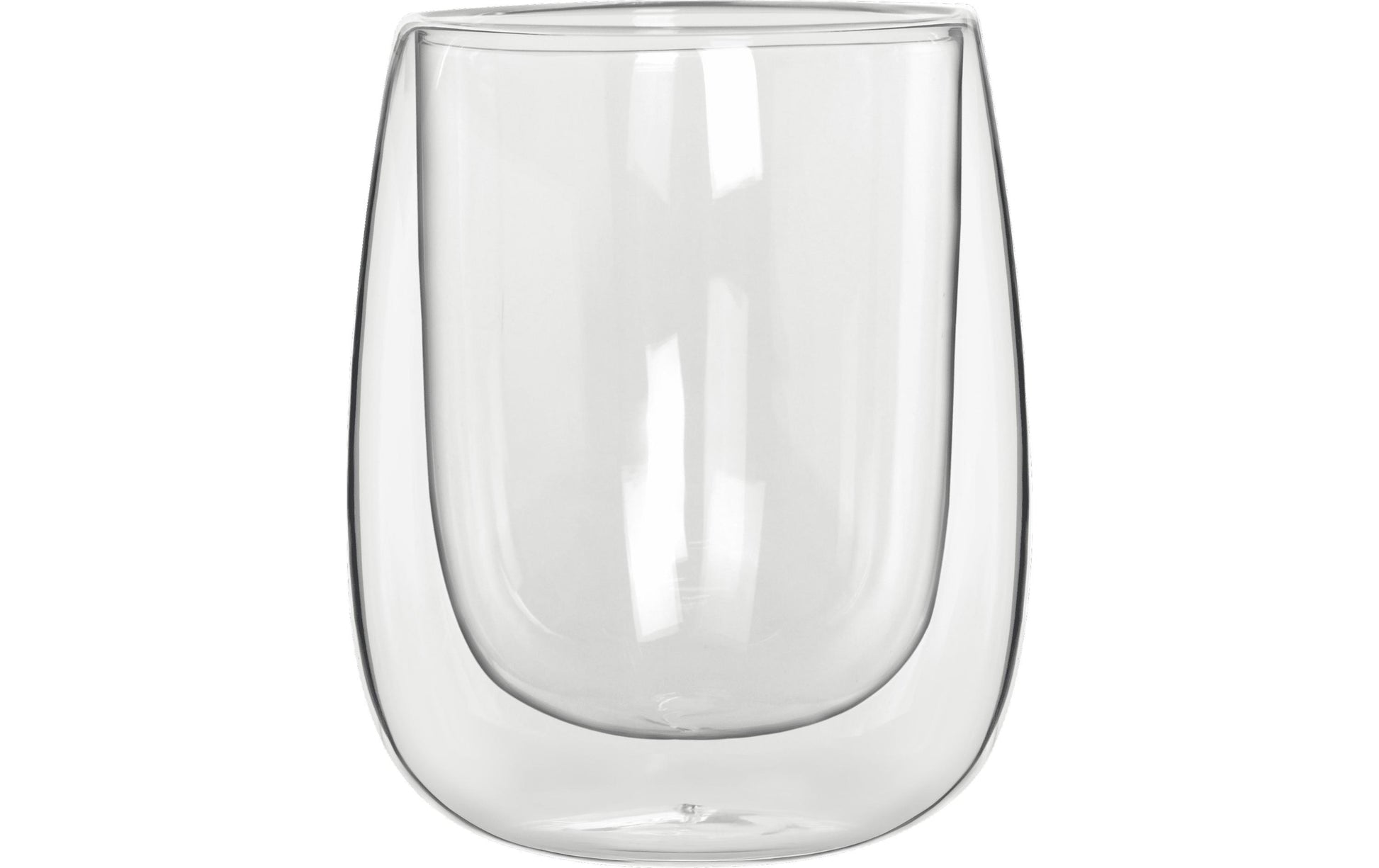 Bialetti Kaffeebecher VERONA – 250 ml, Ø 8,0 cm, H 10,5 cm, Glas, Transparent, doppelwandig