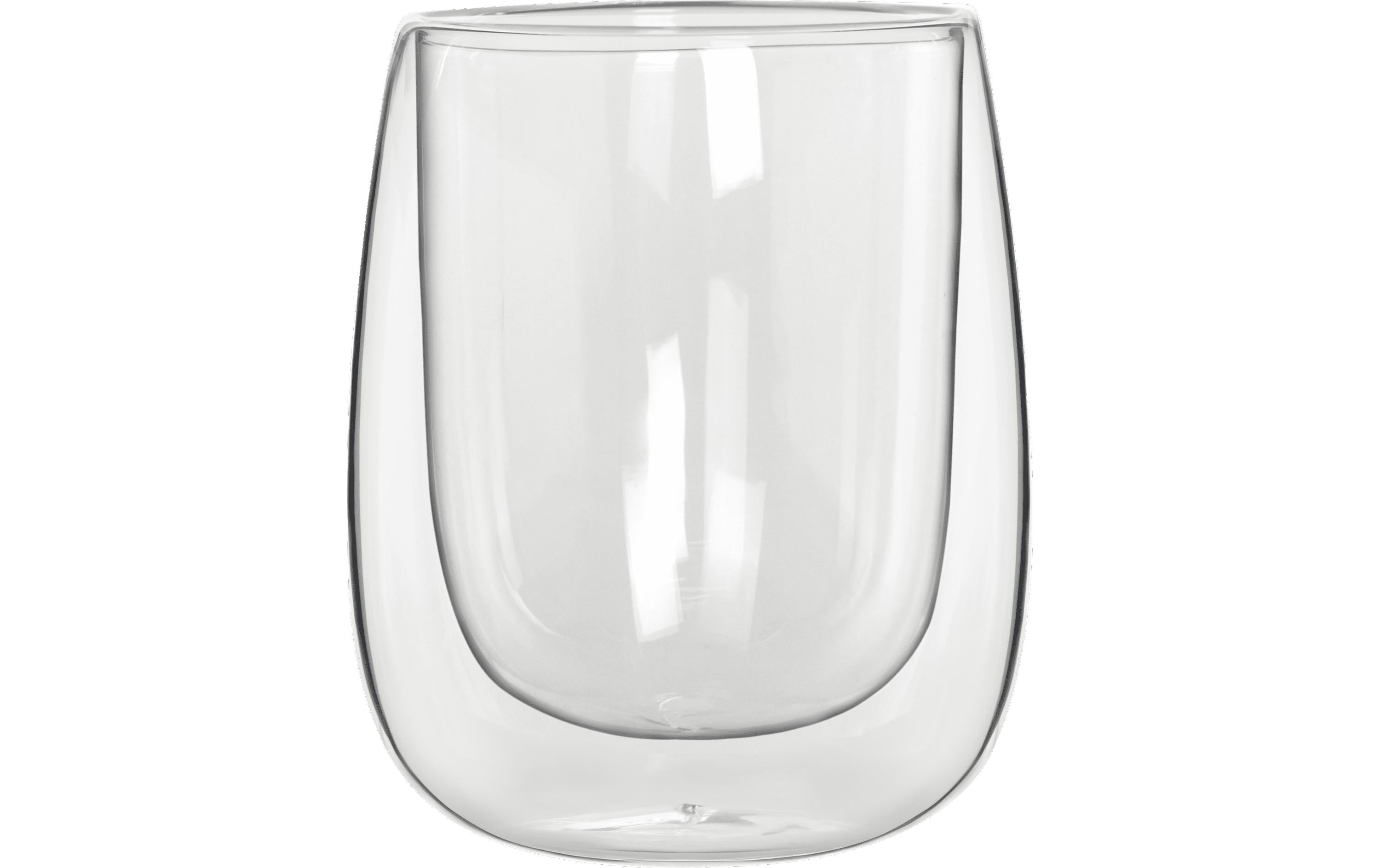 Bialetti Kaffeebecher VERONA – 250 ml, Ø 8,0 cm, H 10,5 cm, Glas, Transparent, doppelwandig