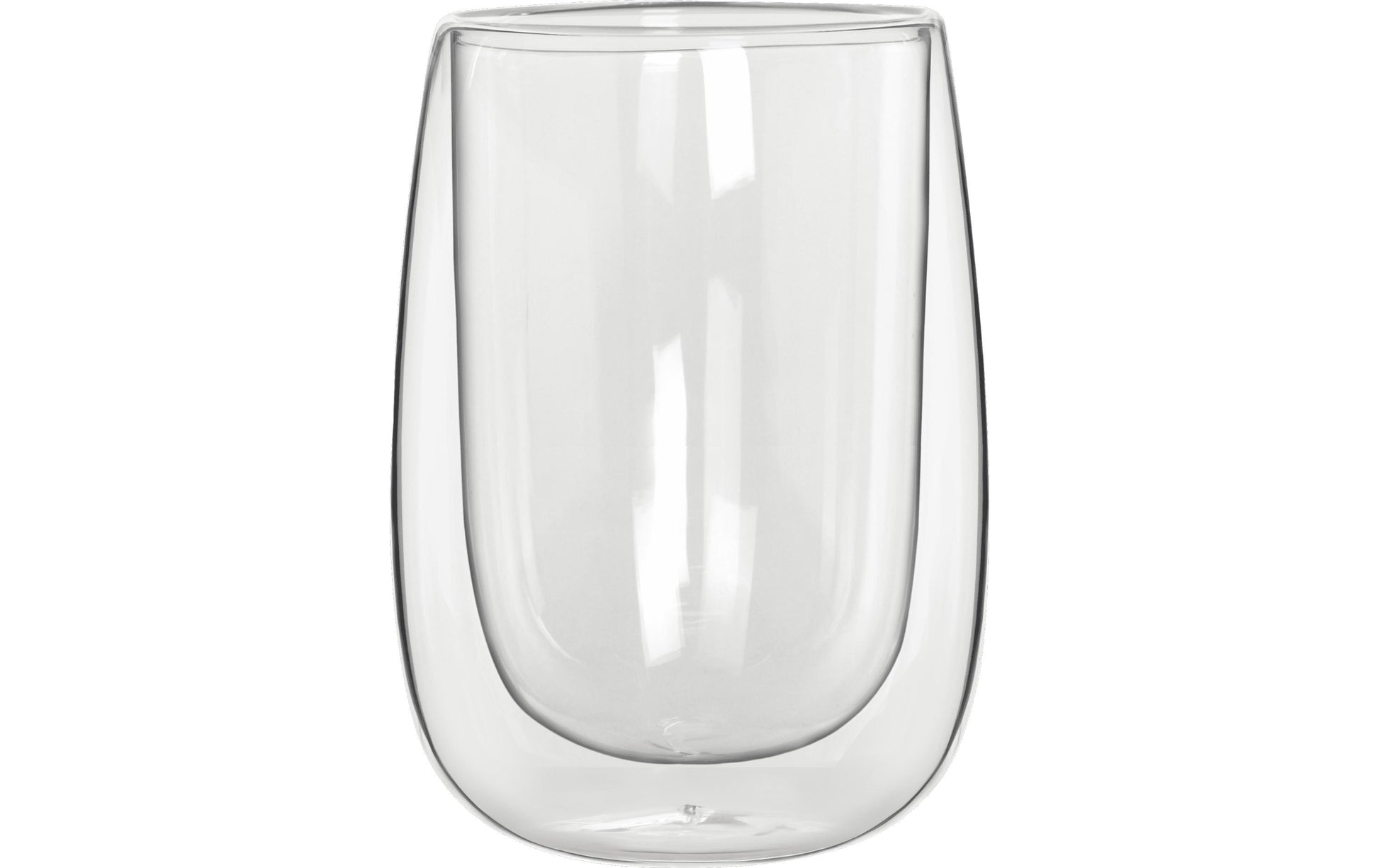 Bialetti Kaffeebecher VERONA – 450 ml, Ø 8,5 cm, H 12,5 cm, Glas, Transparent, doppelwandig
