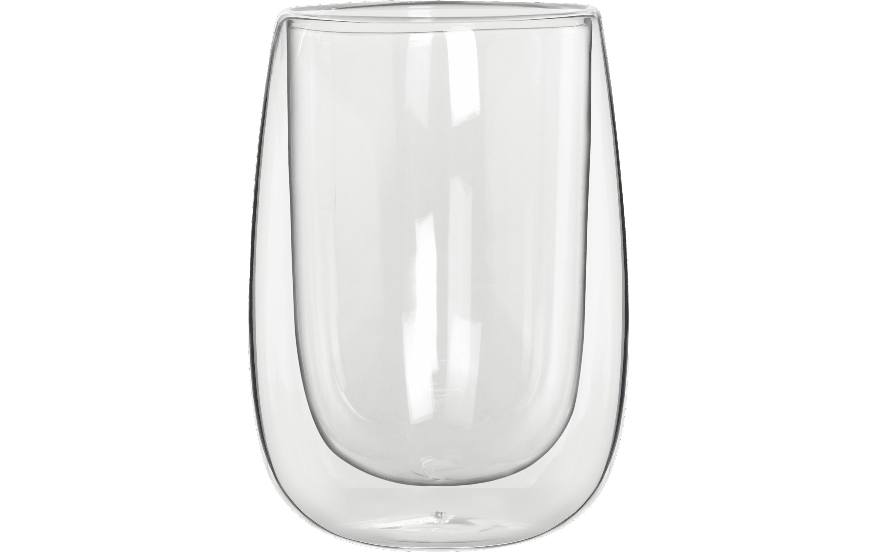 Bialetti Kaffeebecher VERONA – 450 ml, Ø 8,5 cm, H 12,5 cm, Glas, Transparent, doppelwandig