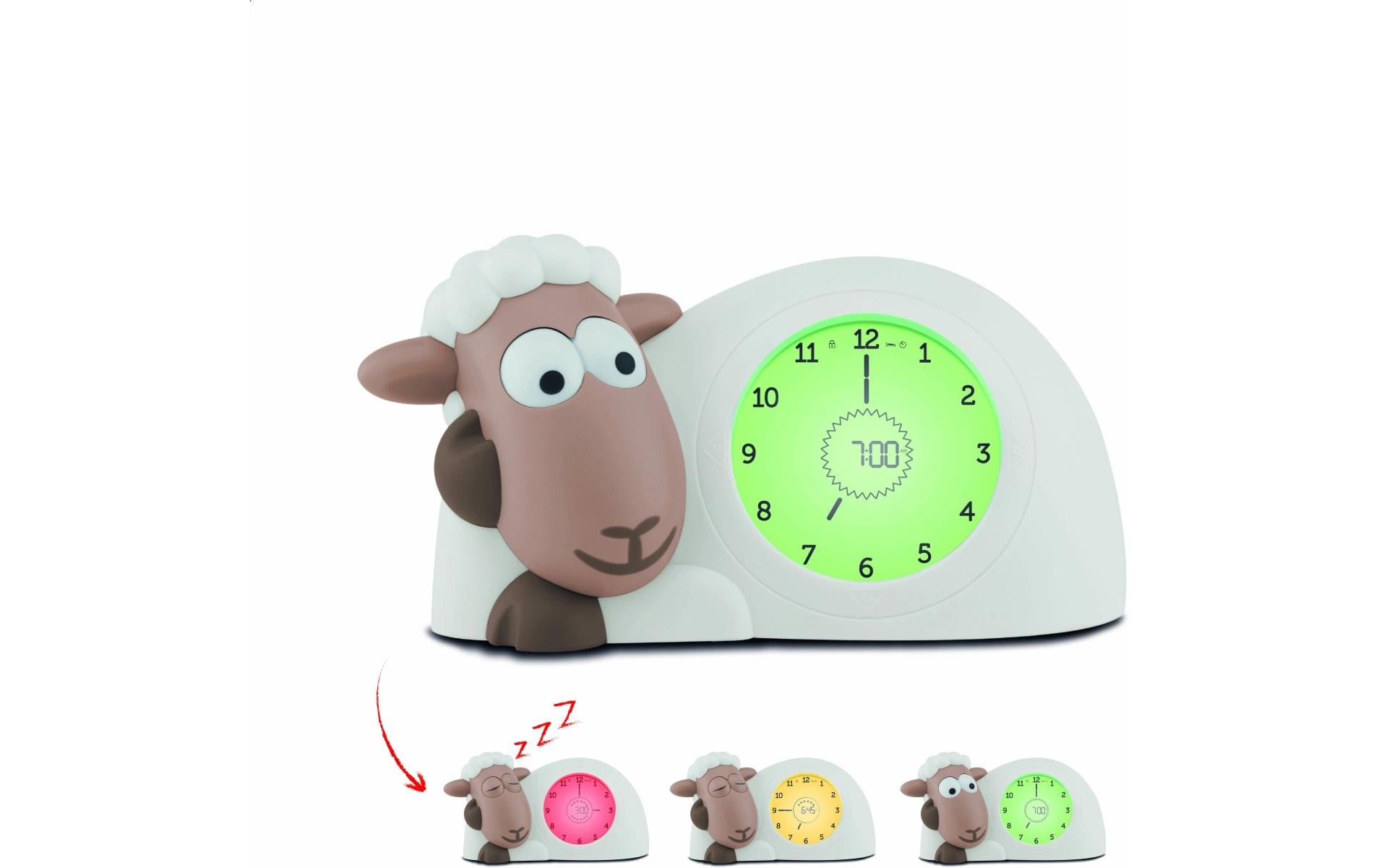 Zazu Lichtwecker Sam – digital, weiss, USB