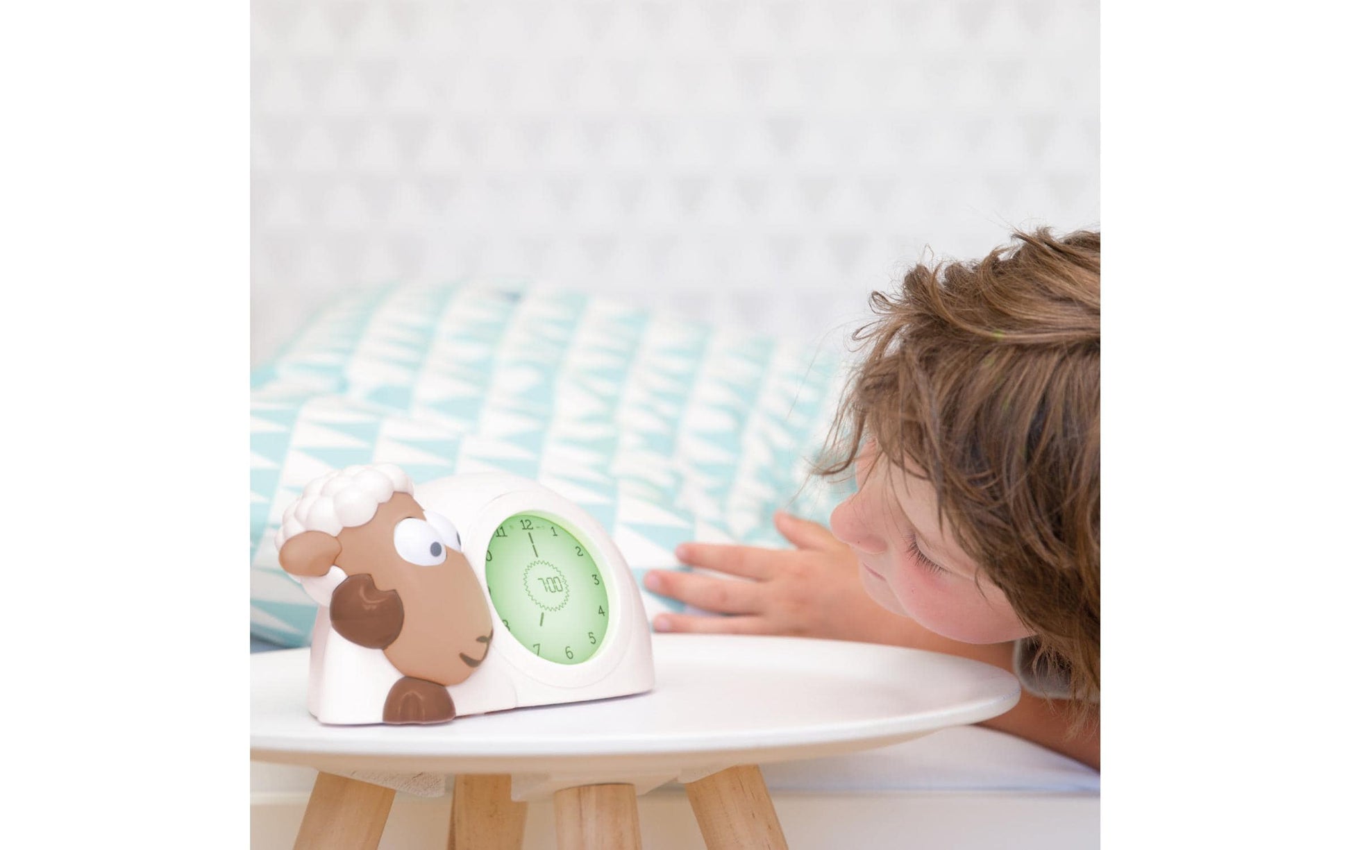 Zazu Lichtwecker Sam – digital, weiss, USB