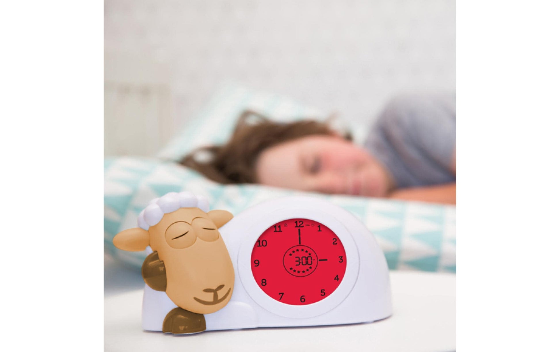 Zazu Wecker Sam Schaf – digital – weiss, USB