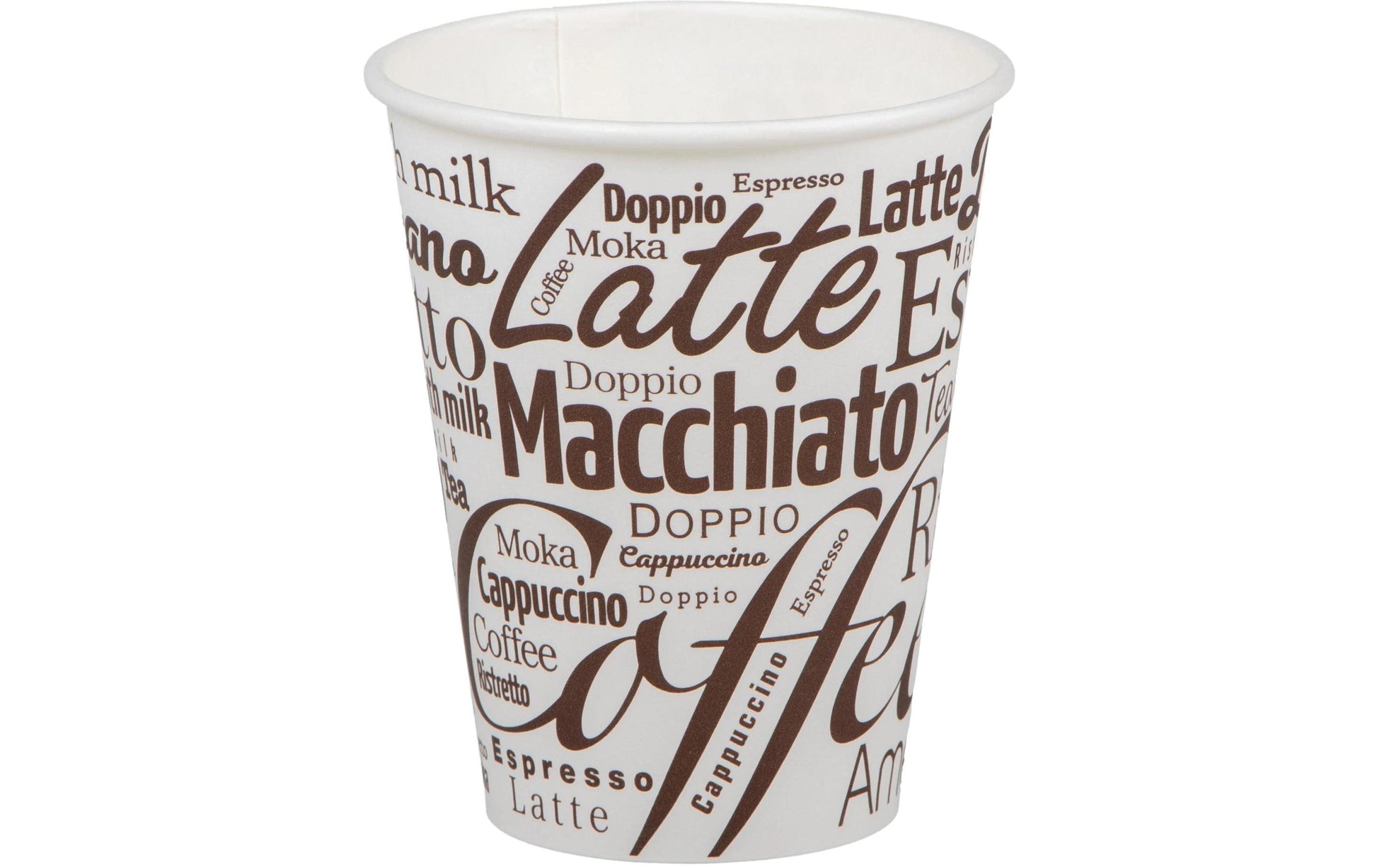Elco Bistro Kaffeebecher Karton – 2 dl, Ø 80 mm, braun/weiss, 1000 Stück