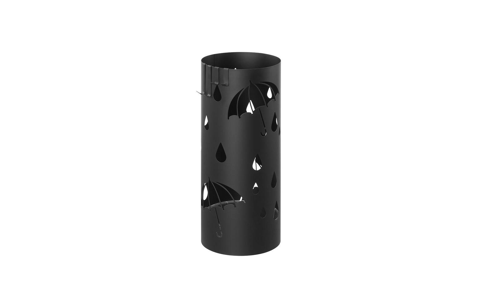 Songmics Schirmständer – Stahl/Kunststoff – Schwarz – Ø 170 × H 410 mm