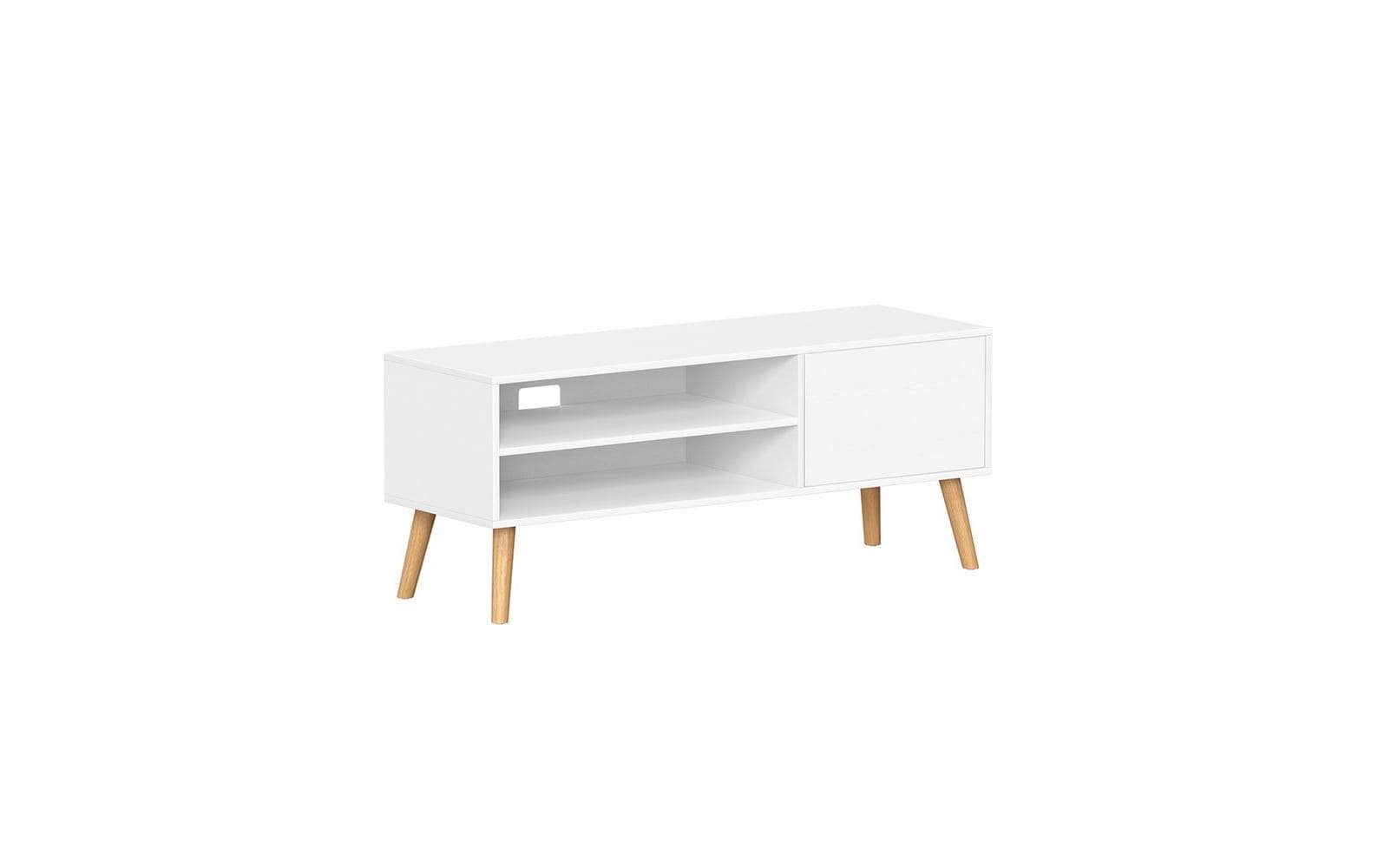 Vasagle TV-Möbel – Weiss, Spanplatte, 110 × 49,5 × 40 cm