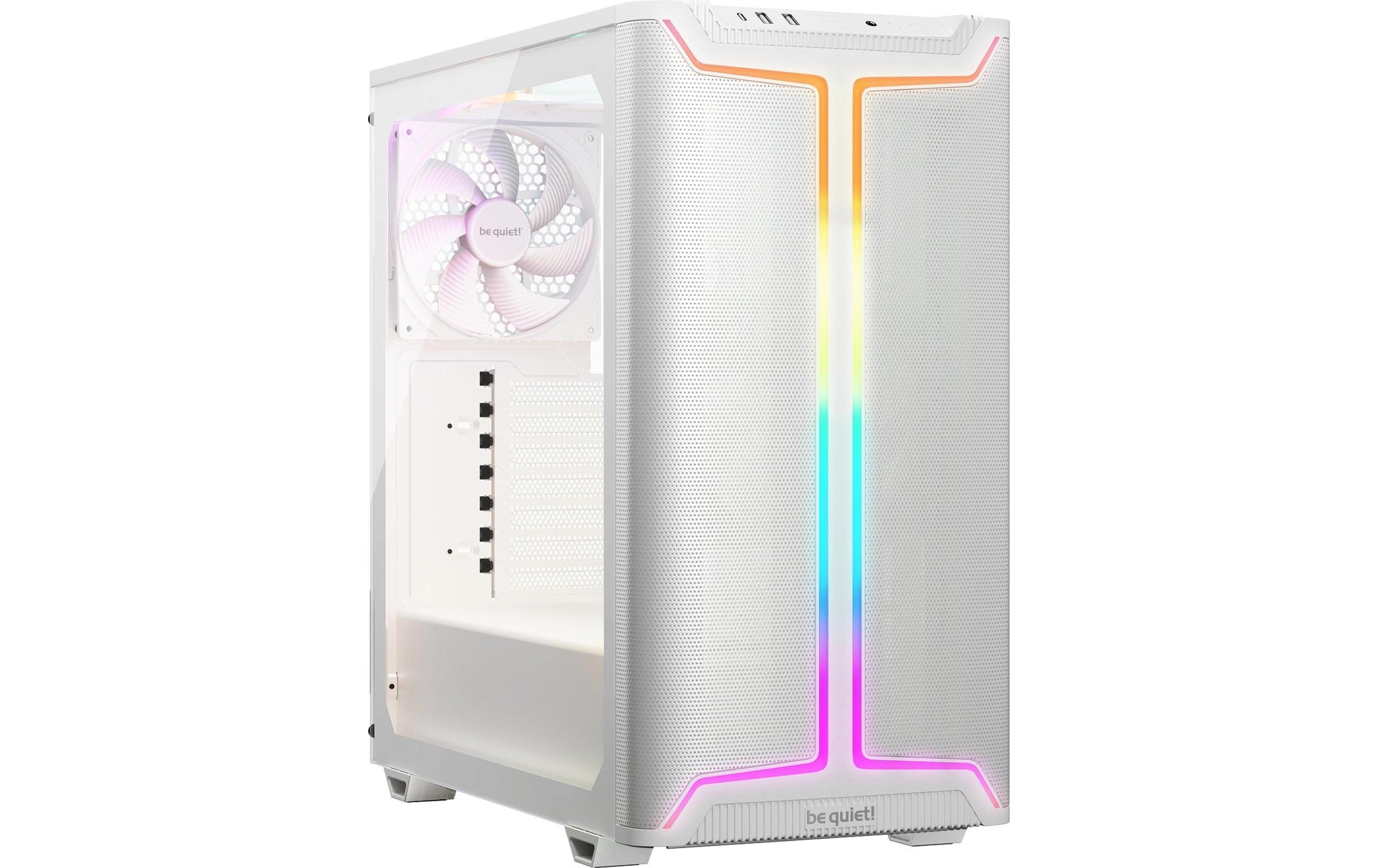 be quiet! be quiet Pure Base 501 DX – PC-Gehäuse – Midi-Tower, Weiss, ATX/micro ATX/Mini-ATX, 2×3,5", 5×2,5", 36,8 cm